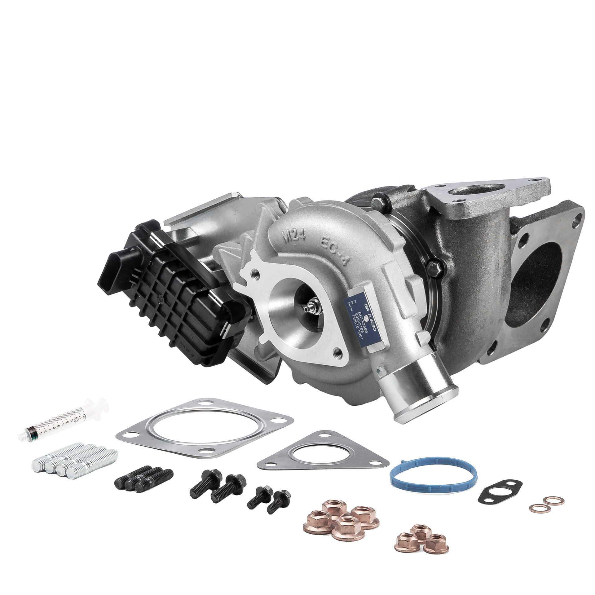 BR Turbo BRTX3569M: Turbolader NEW BR TURBO TURBOCHARGER WITH MOUNTING KIT mit Anbau-/Befestigungsmaterial