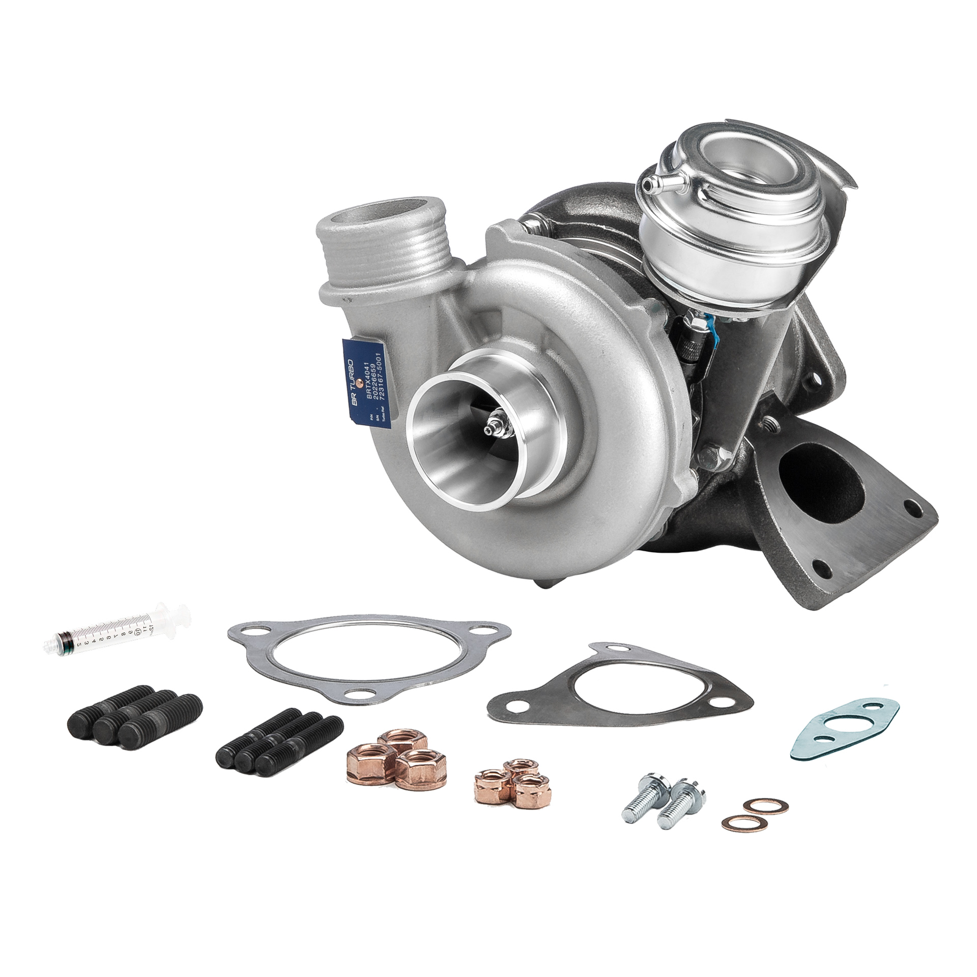 BR Turbo BRTX4041M Turbokompresorius VOLVO V70 2 (SW) 163 AG dyzelinas kaina