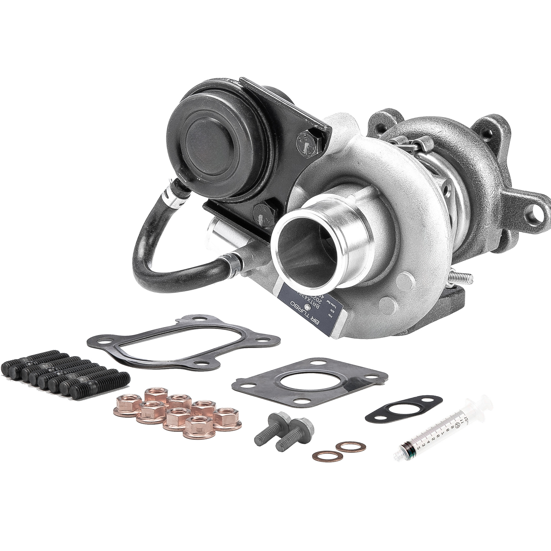 BR Turbo BRTX4381M: Turbolader NEW BR TURBO TURBOCHARGER WITH MOUNTING KIT mit Anbau-/Befestigungsmaterial