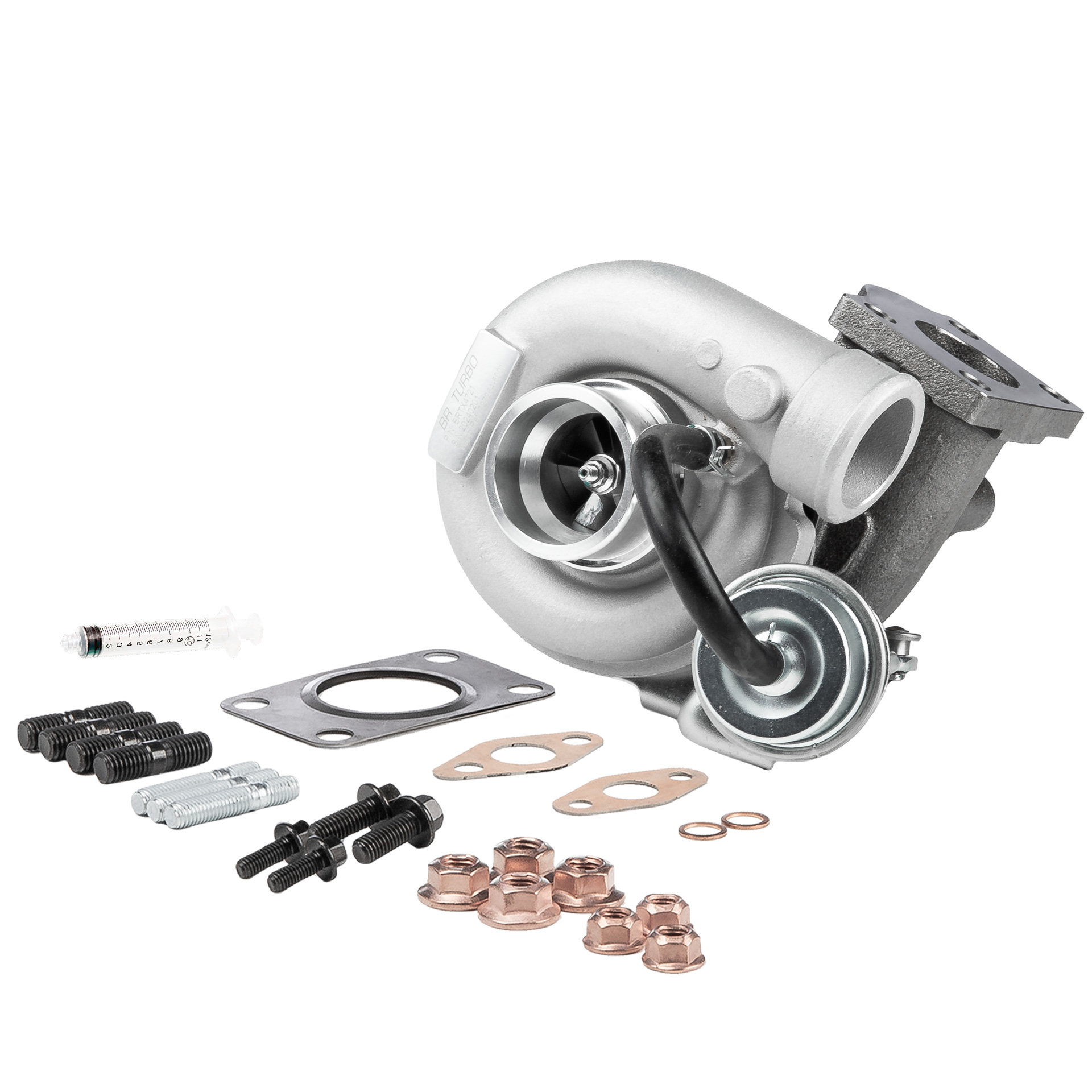 BR Turbo BRTX4721M: Turbolader NEW BR TURBO TURBOCHARGER WITH MOUNTING KIT mit Anbau-/Befestigungsmaterial