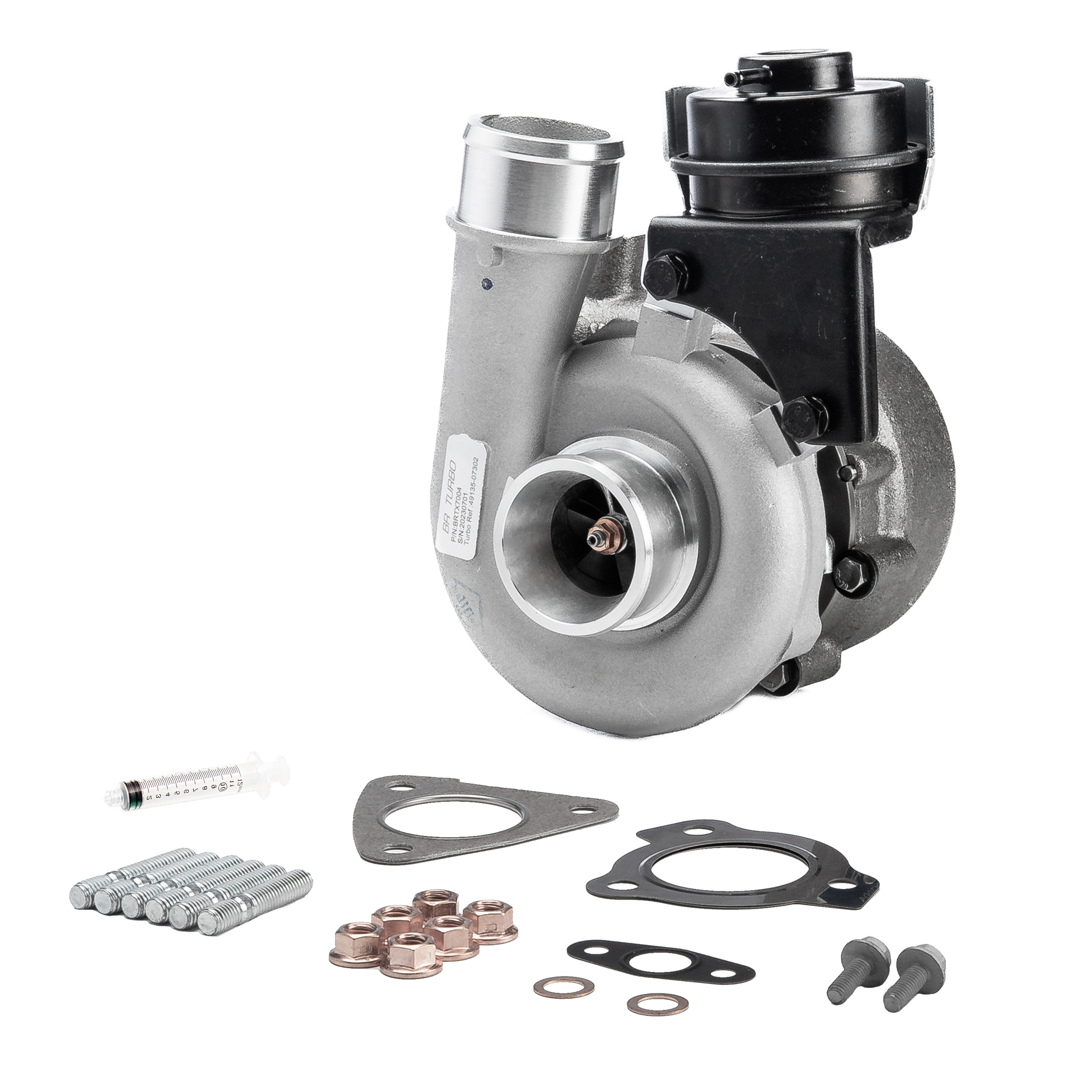 BR Turbo BRTX483M: Turbolader NEW BR TURBO TURBOCHARGER WITH MOUNTING KIT mit Anbau-/Befestigungsmaterial