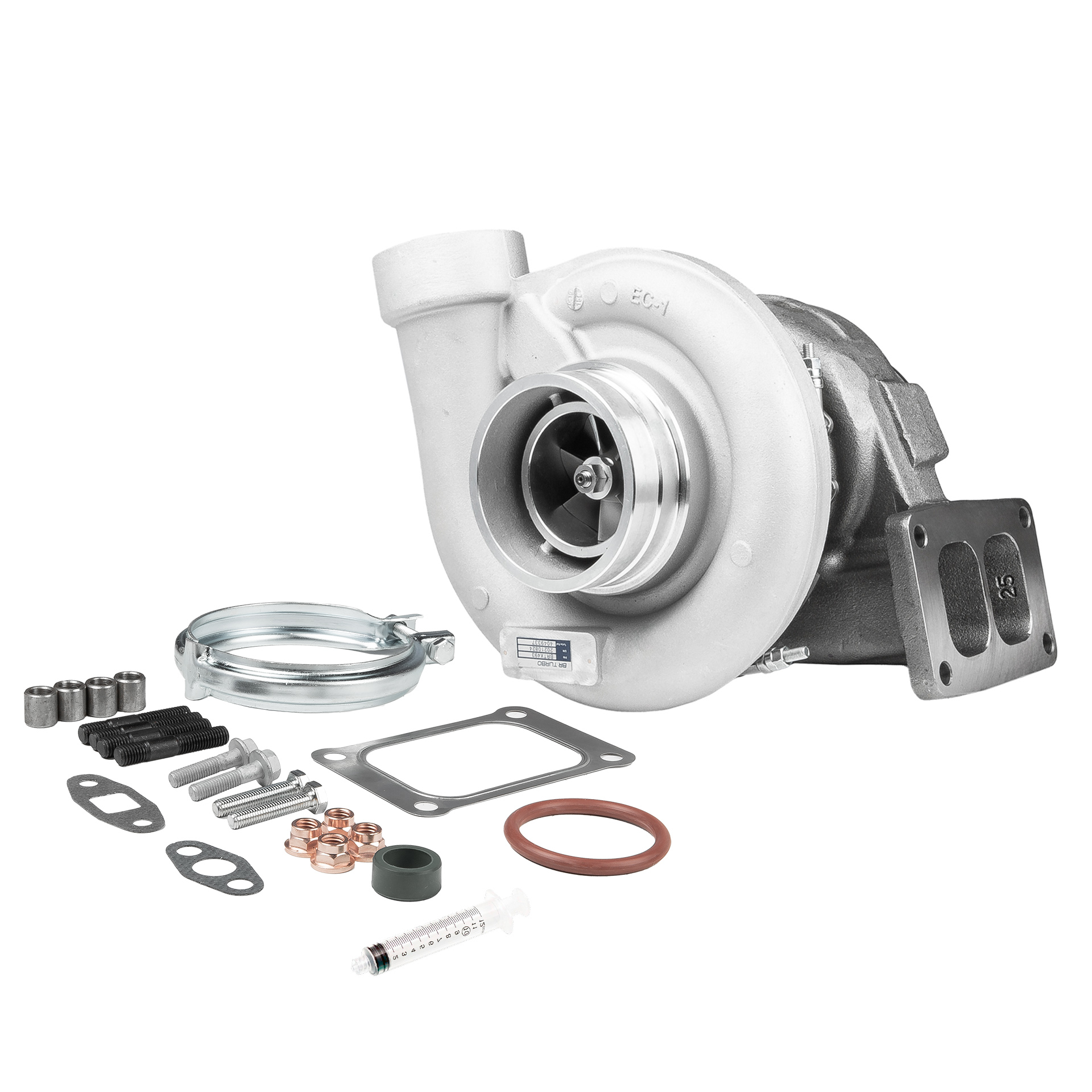BR Turbo BRTX493M: Turbolader NEW BR TURBO TURBOCHARGER WITH MOUNTING KIT mit Anbau-/Befestigungsmaterial