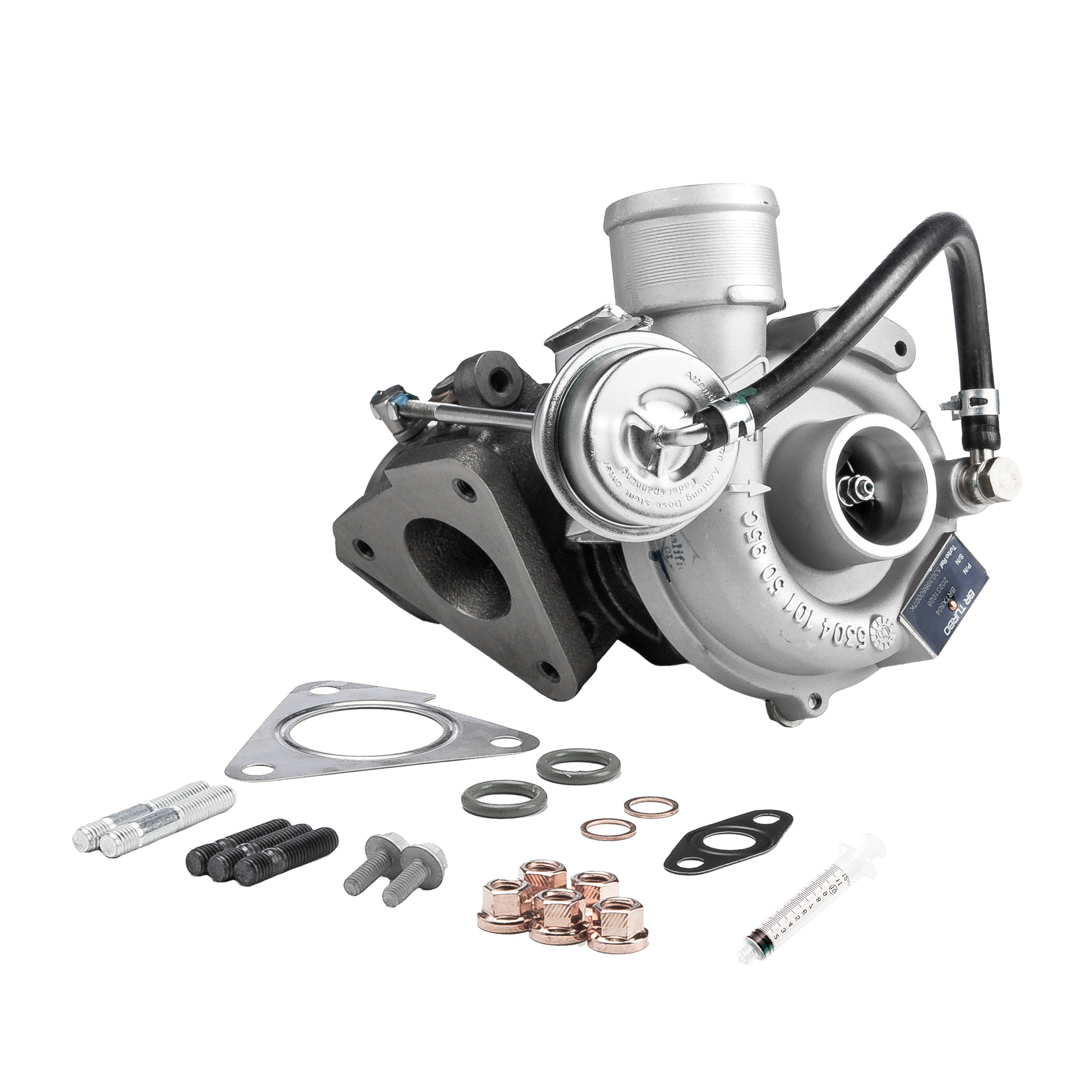 BR Turbo BRTX504M: Turbocompresor NEW BR TURBO TURBOCHARGER WITH MOUNTING KIT con material de montaje/fijación