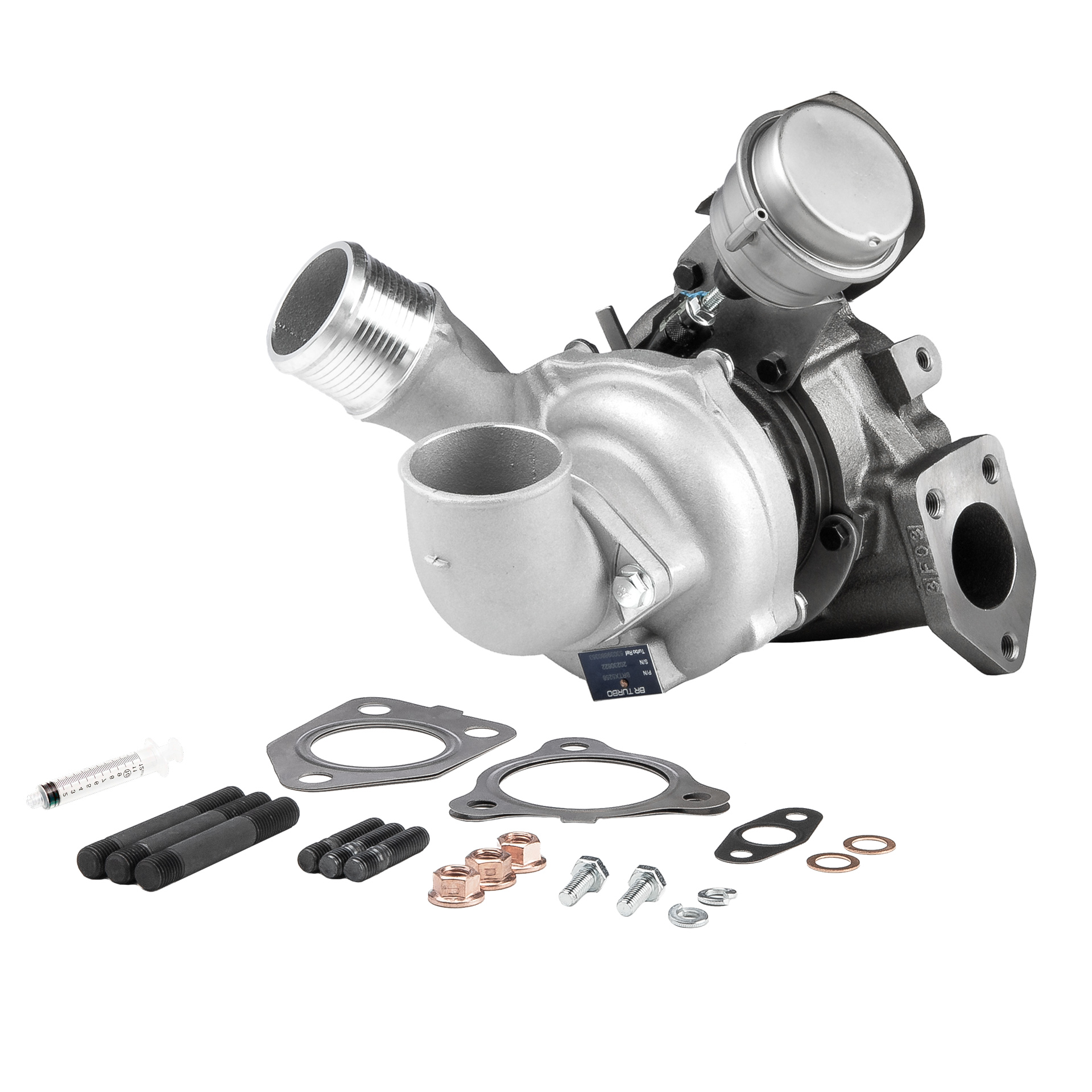 BR Turbo BRTX5258M: Turbolader NEW BR TURBO TURBOCHARGER WITH MOUNTING KIT mit Anbau-/Befestigungsmaterial