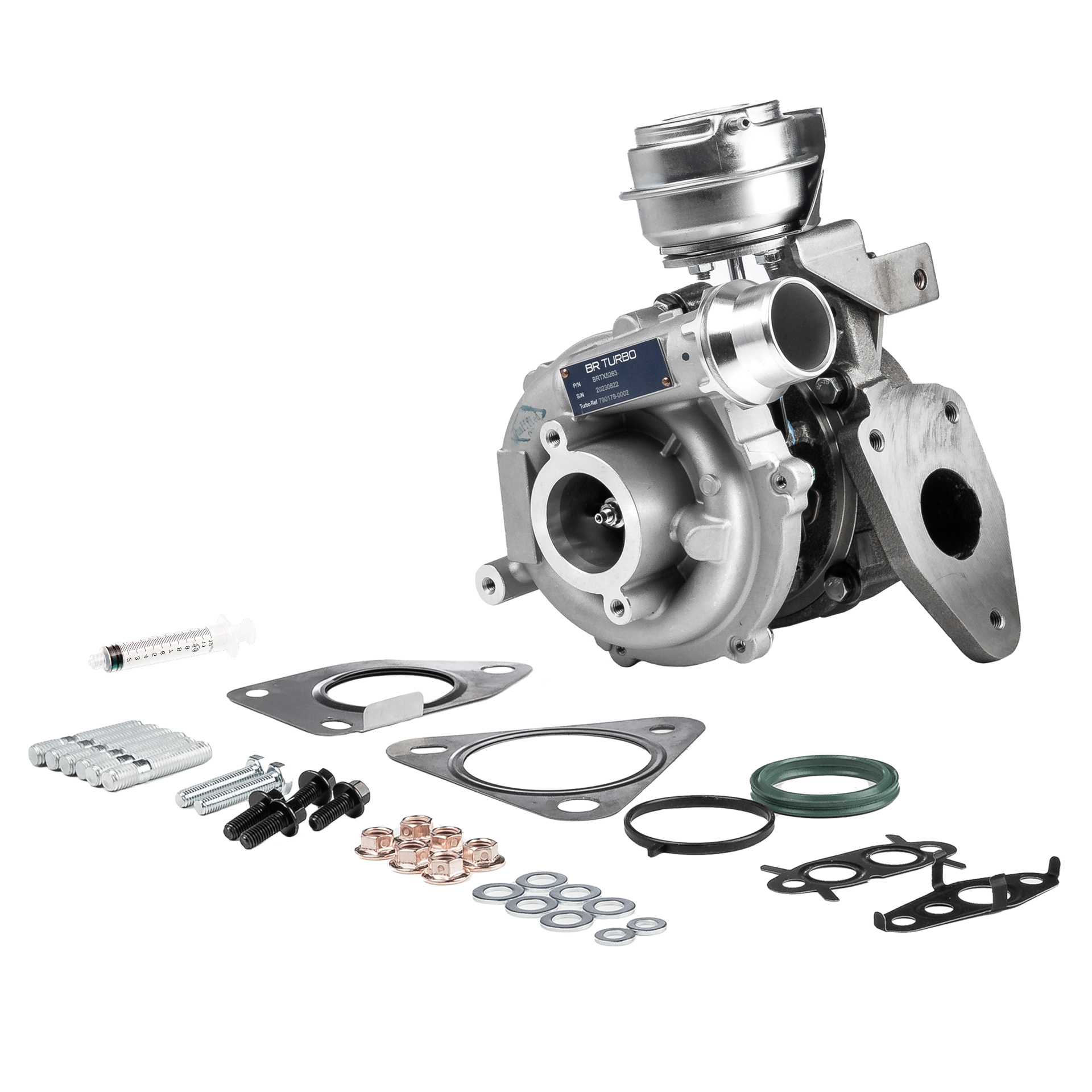 BR Turbo BRTX5263M: Turbolader NEW BR TURBO TURBOCHARGER WITH MOUNTING KIT mit Anbau-/Befestigungsmaterial