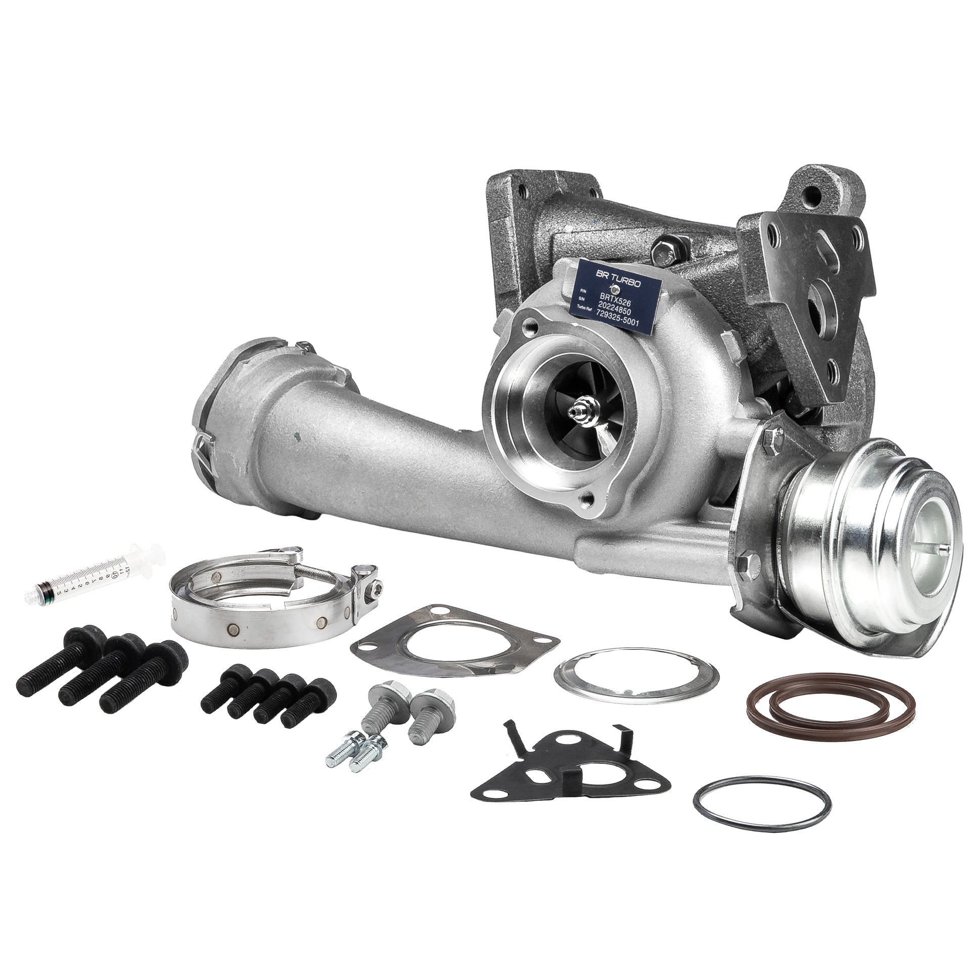 BR Turbo BRTX526M Turbocharger VOLKSWAGEN Transporter 5 (7JD, 7JE, 7JL, 7JY, 7JZ, 7FD) 130 Pk Diesel kosten