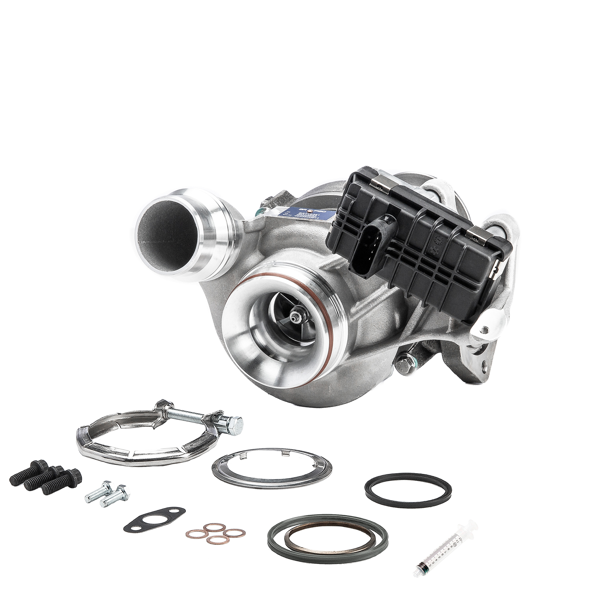 BR Turbo BRTX6381M: Turbolader NEW BR TURBO TURBOCHARGER WITH MOUNTING KIT mit Anbau-/Befestigungsmaterial