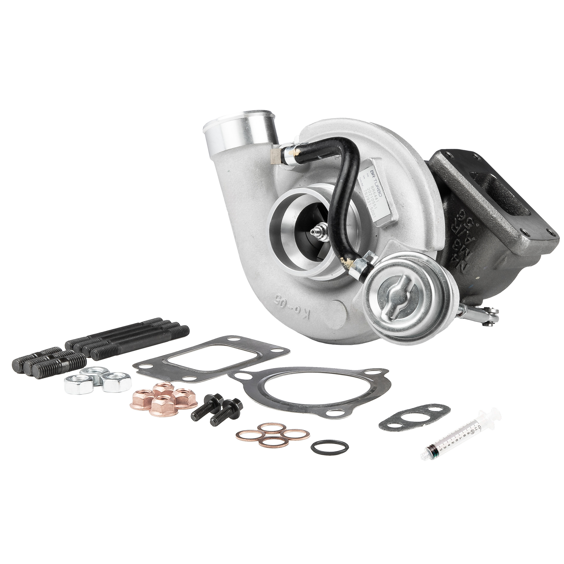 BR Turbo BRTX6441M: Turbolader NEW BR TURBO TURBOCHARGER WITH MOUNTING KIT mit Anbau-/Befestigungsmaterial