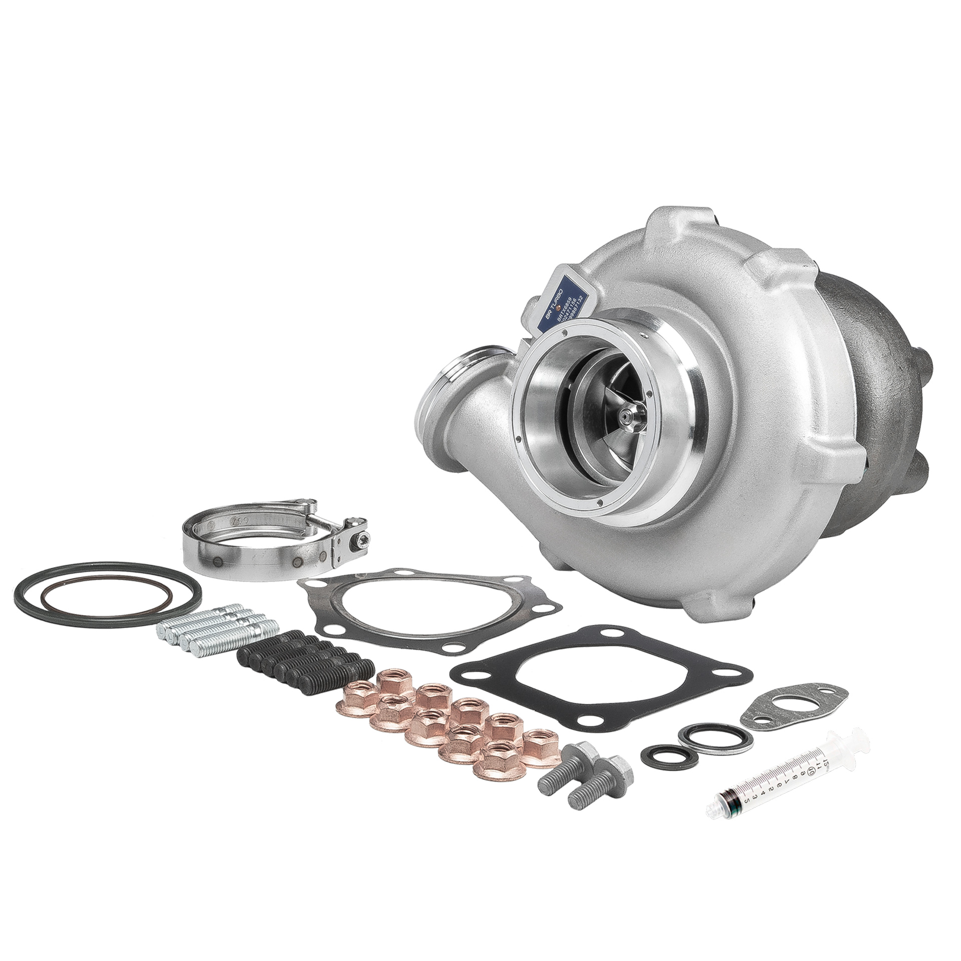 BR Turbo BRTX6859M: Turbolader NEW BR TURBO TURBOCHARGER WITH MOUNTING KIT mit Anbau-/Befestigungsmaterial