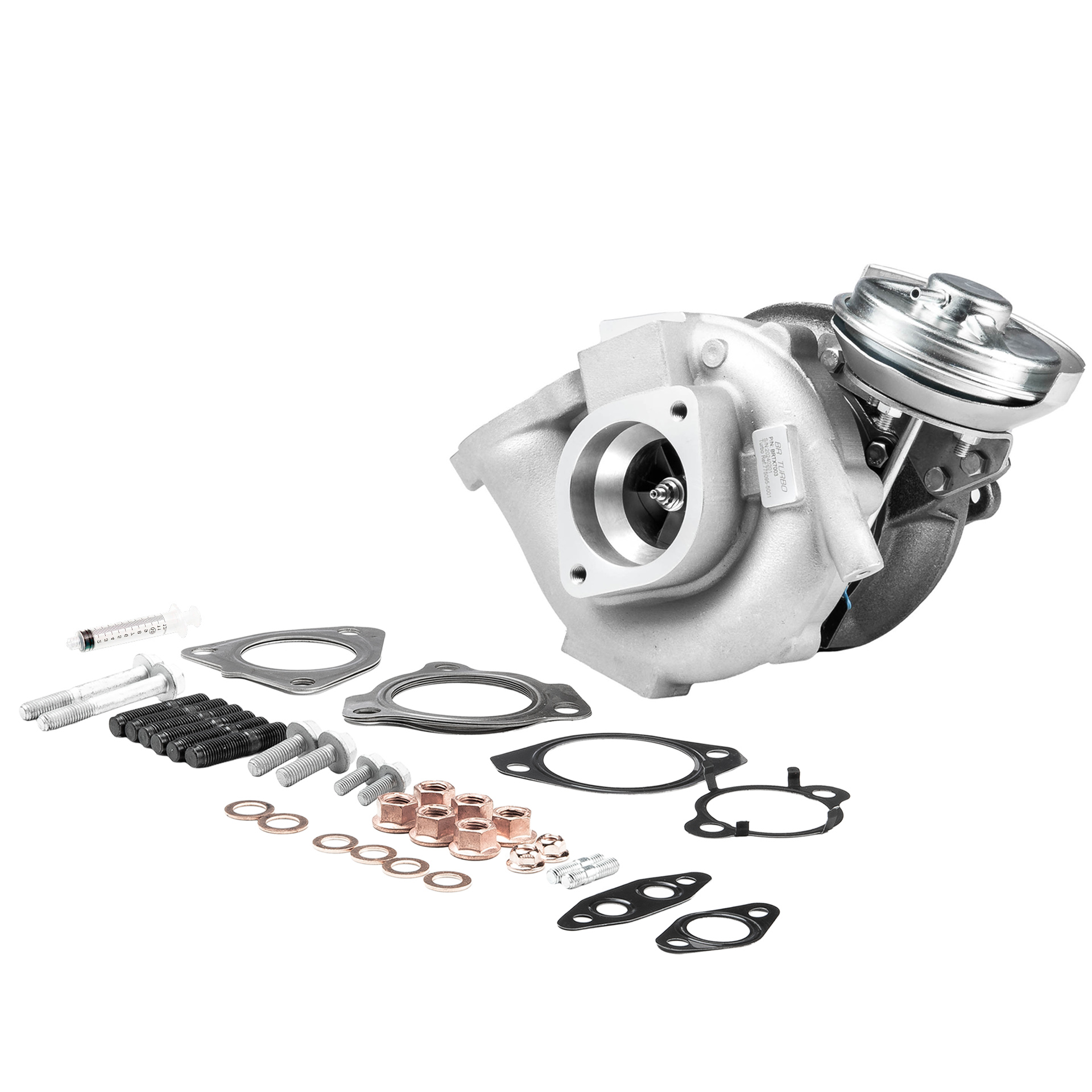 BR Turbo BRTX7003M: Turbolader NEW BR TURBO TURBOCHARGER WITH MOUNTING KIT mit Anbau-/Befestigungsmaterial