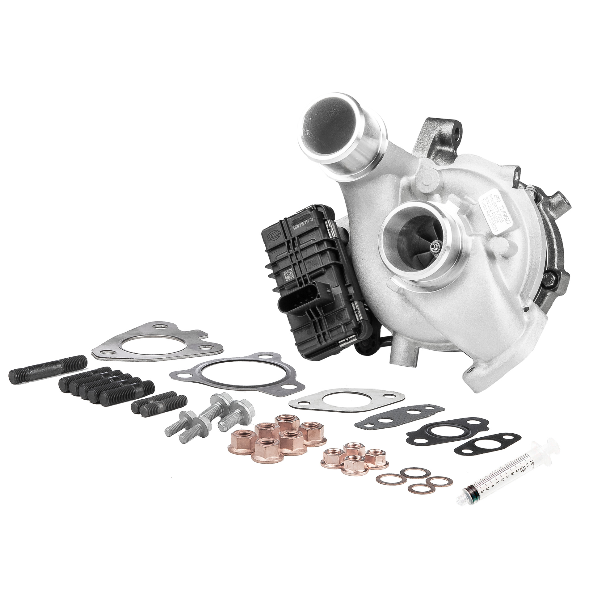 BR Turbo BRTX7005M: Turbolader NEW BR TURBO TURBOCHARGER WITH MOUNTING KIT mit Anbau-/Befestigungsmaterial