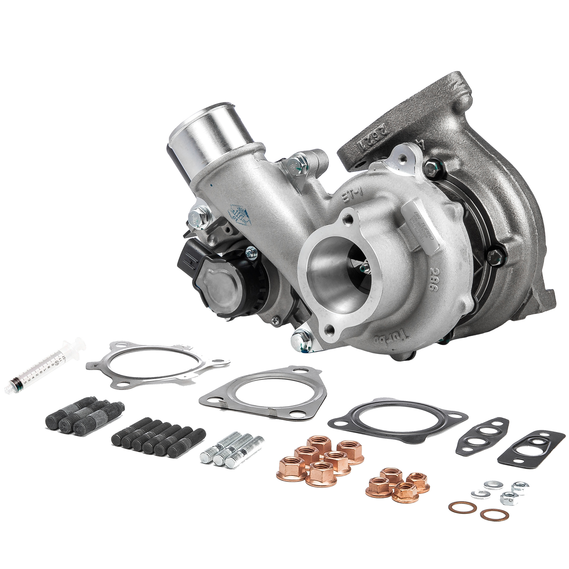 BR Turbo BRTX7006M: Turbolader NEW BR TURBO TURBOCHARGER WITH MOUNTING KIT mit Anbau-/Befestigungsmaterial