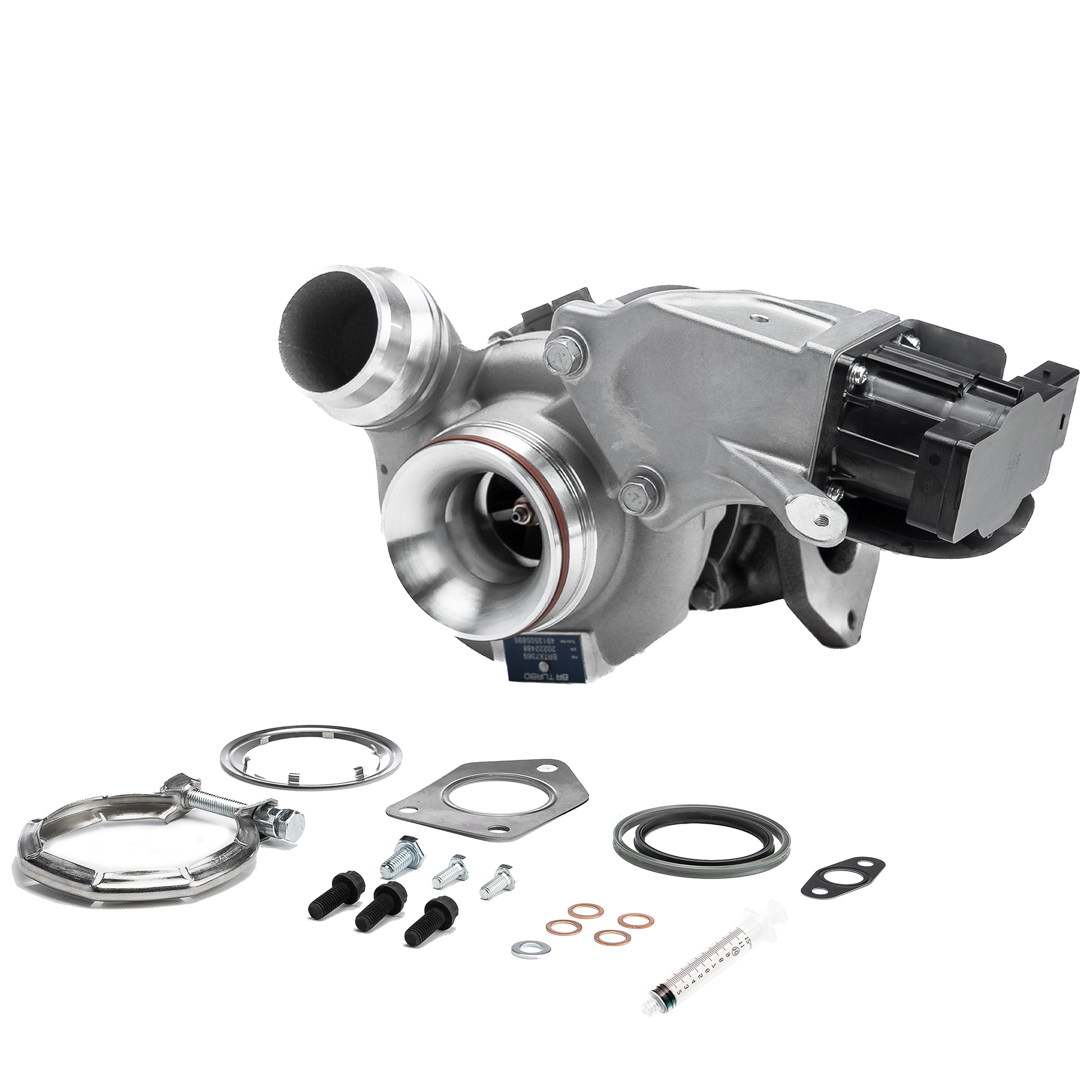 BR Turbo BRTX7369M: Turbolader NEW BR TURBO TURBOCHARGER WITH MOUNTING KIT mit Anbau-/Befestigungsmaterial