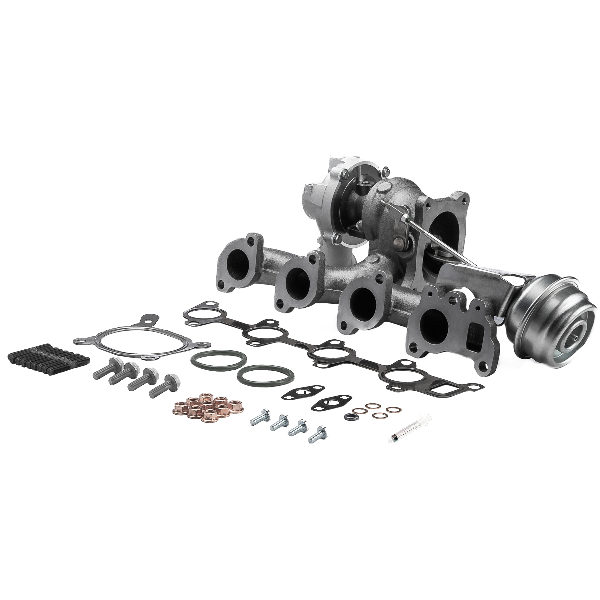 BR Turbo BRTX7508M: Turbolader NEW BR TURBO TURBOCHARGER WITH MOUNTING KIT mit Anbau-/Befestigungsmaterial