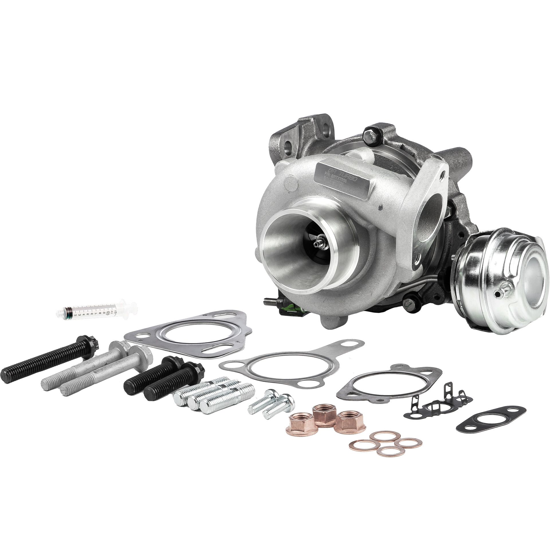 BR Turbo BRTX7558M: Turbolader NEW BR TURBO TURBOCHARGER WITH MOUNTING KIT mit Anbau-/Befestigungsmaterial