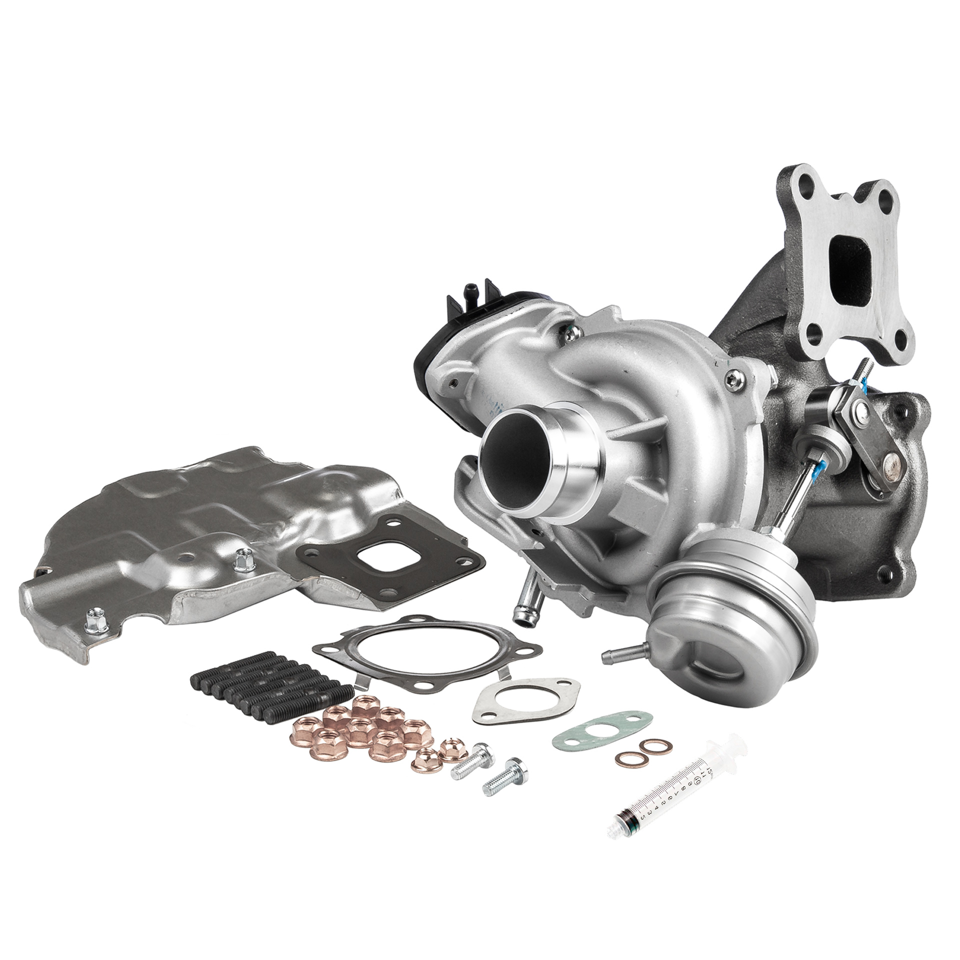 BR Turbo BRTX7682M: Turbolader NEW BR TURBO TURBOCHARGER WITH MOUNTING KIT mit Anbau-/Befestigungsmaterial