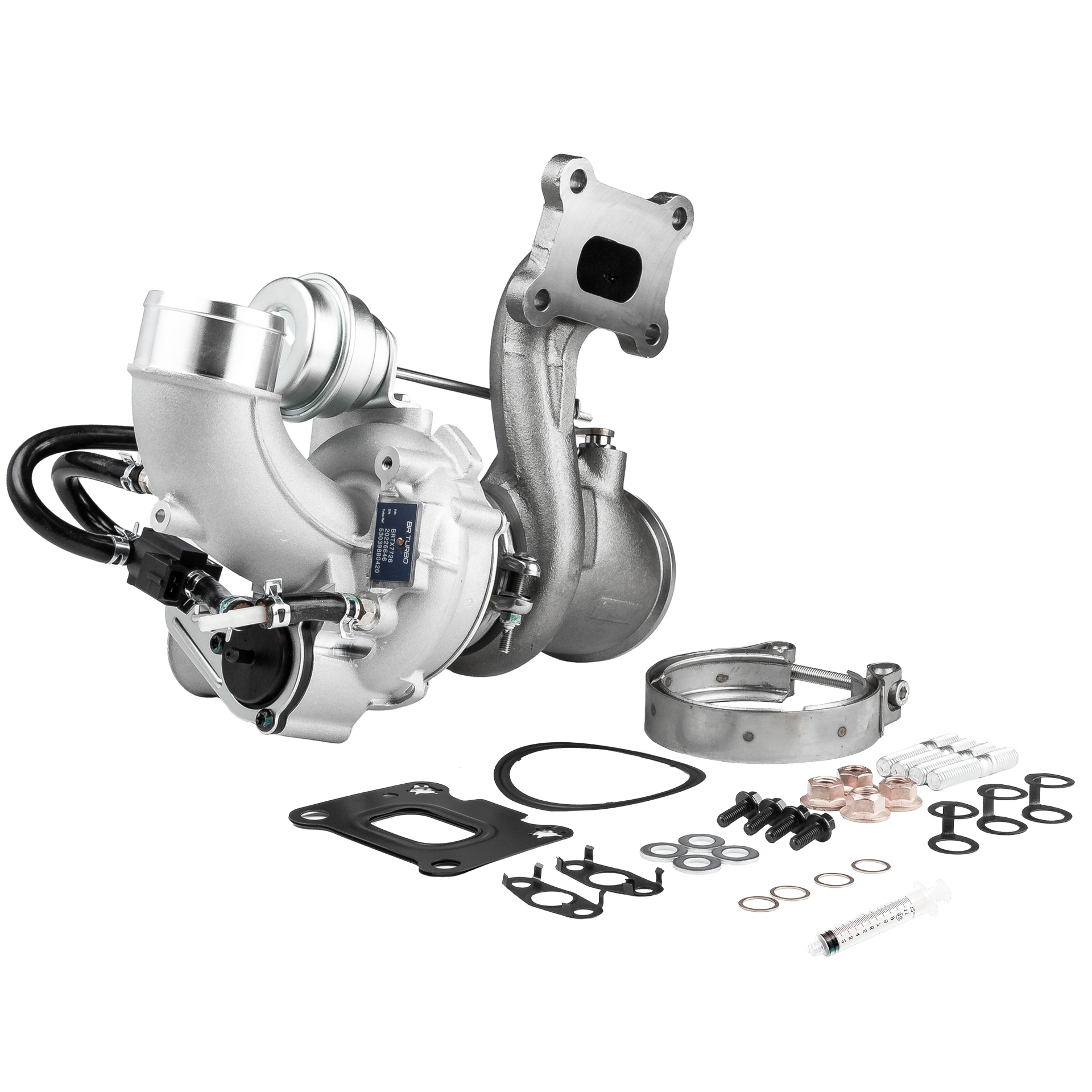 BR Turbo BRTX7726M: Turbocharger NEW BR TURBO TURBOCHARGER WITH MOUNTING KIT met montage-/bevestigingsmateriaal