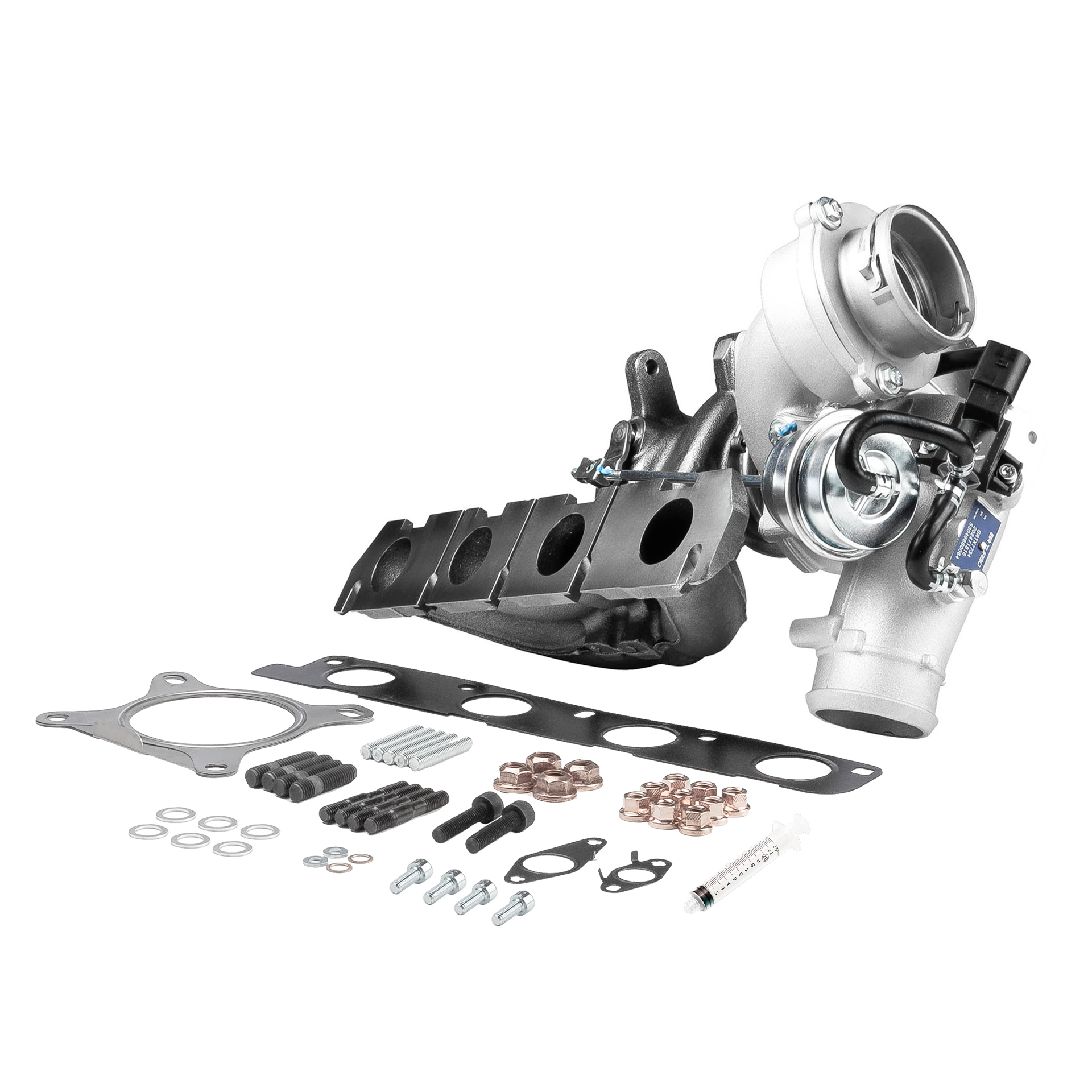 BR Turbo BRTX7734M: Turbolader NEW BR TURBO TURBOCHARGER WITH MOUNTING KIT mit Anbau-/Befestigungsmaterial