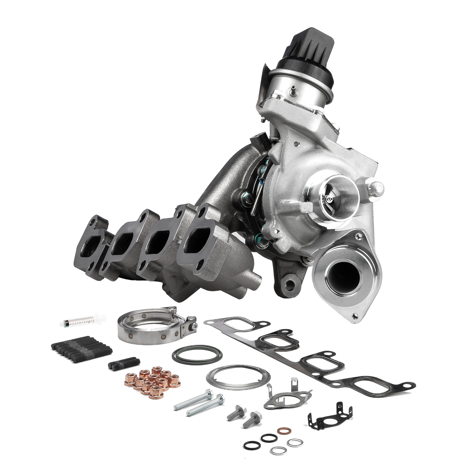 BR Turbo BRTX7777M: Turbolader NEW BR TURBO TURBOCHARGER WITH MOUNTING KIT mit Anbau-/Befestigungsmaterial