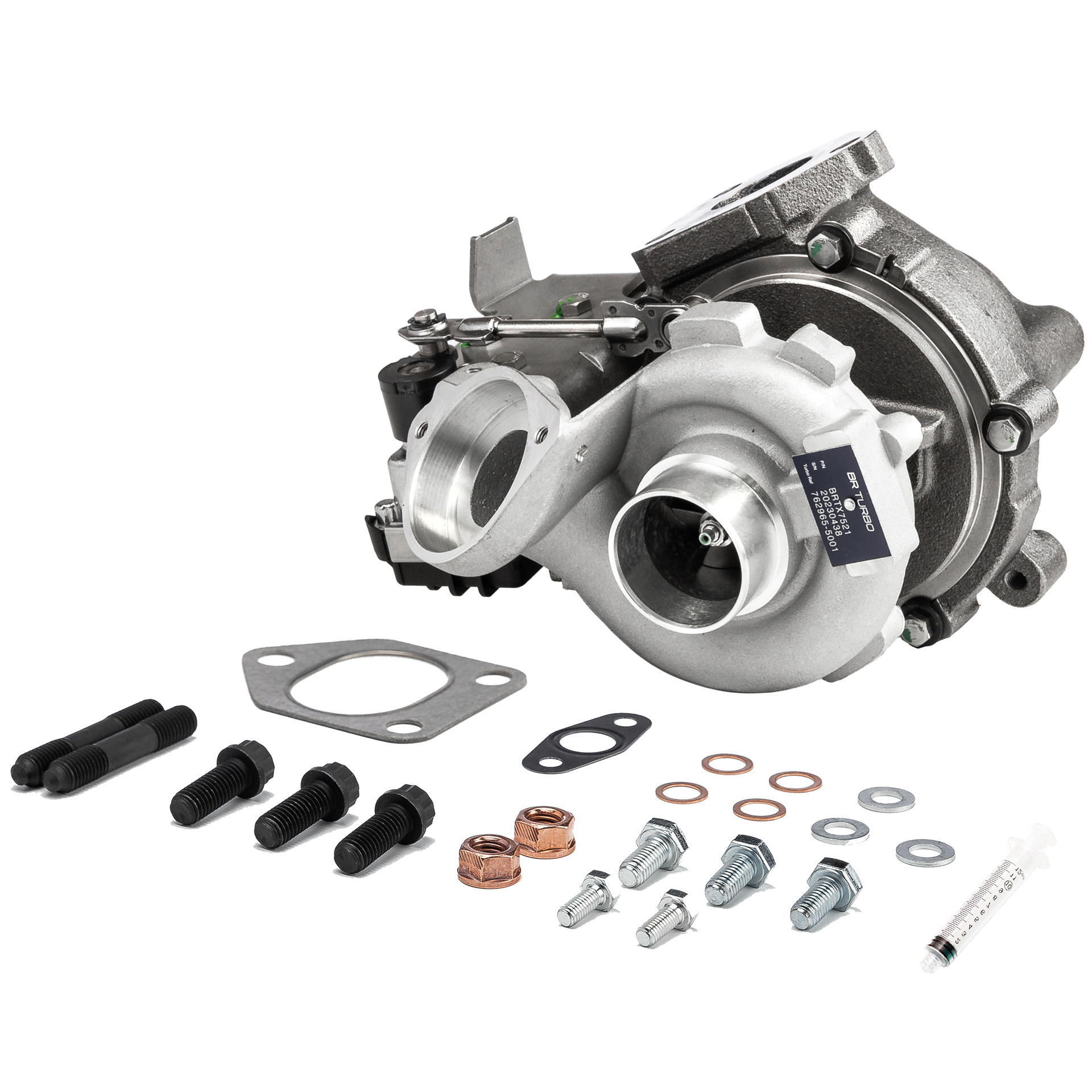 BR Turbo BRTX7809M: Turbocompresor NEW BR TURBO TURBOCHARGER WITH MOUNTING KIT con material de montaje/fijación