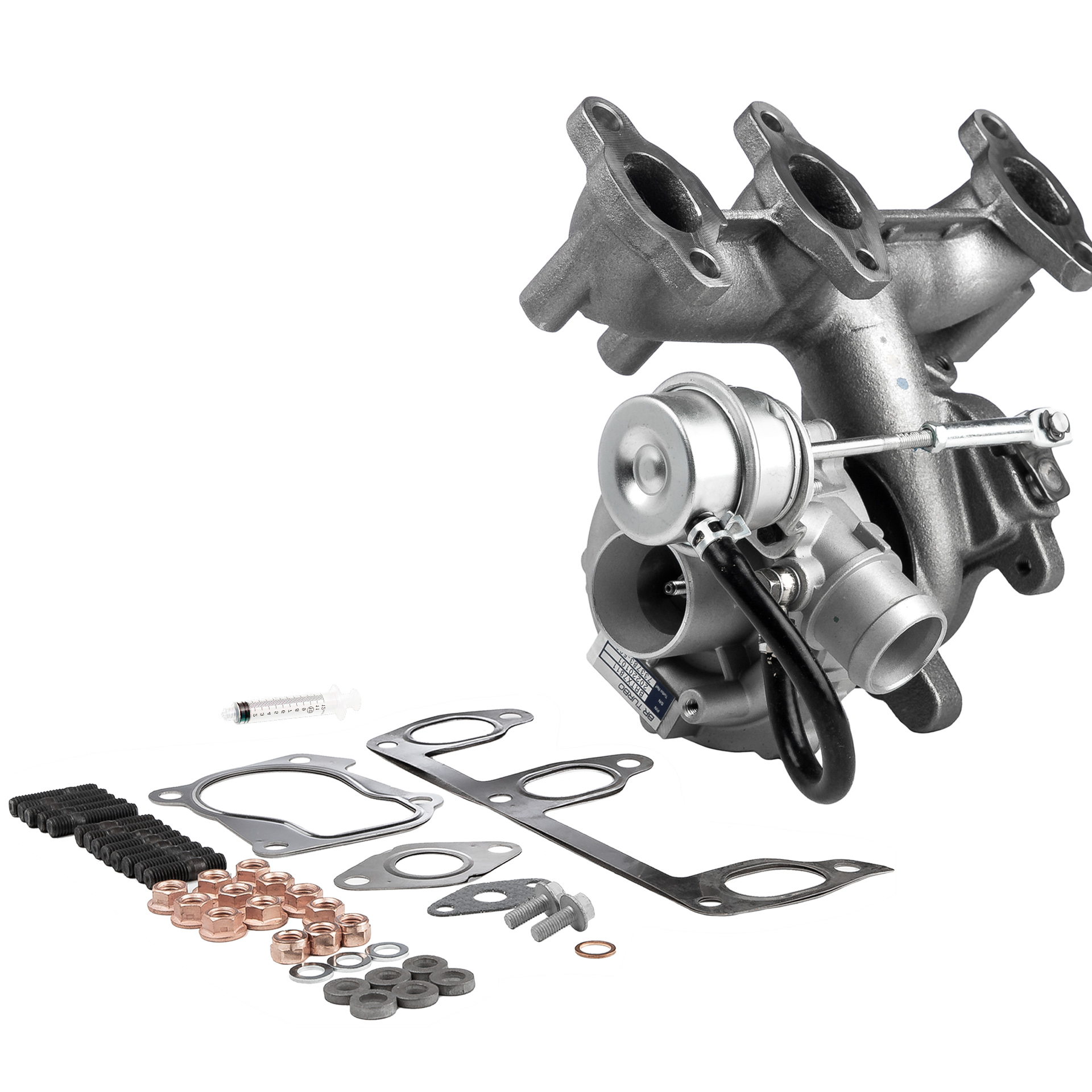BR Turbo BRTX7811M: Turbolader NEW BR TURBO TURBOCHARGER WITH MOUNTING KIT mit Anbau-/Befestigungsmaterial