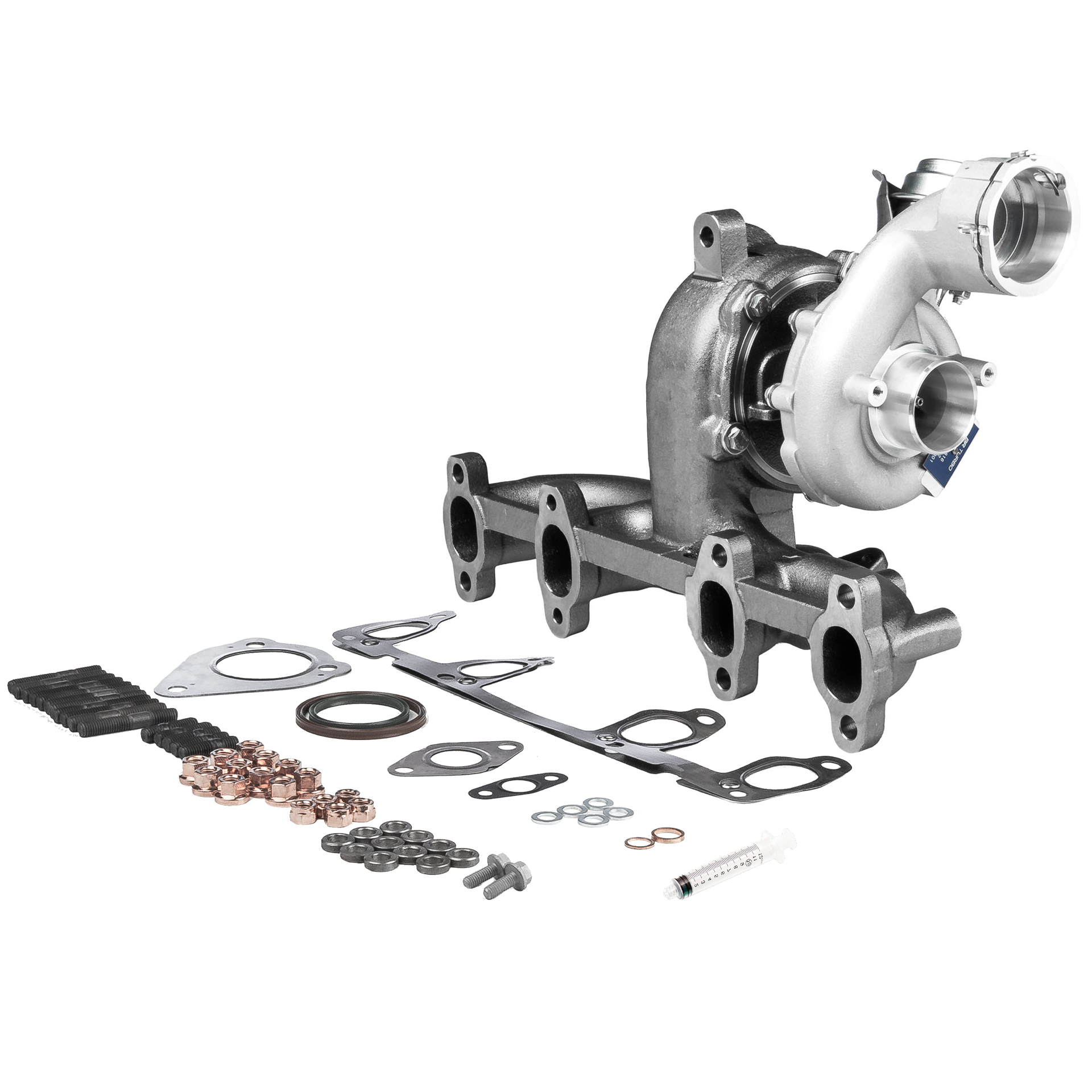 BR Turbo BRTX7816M: Turbocompresor NEW BR TURBO TURBOCHARGER WITH MOUNTING KIT con material de montaje/fijación