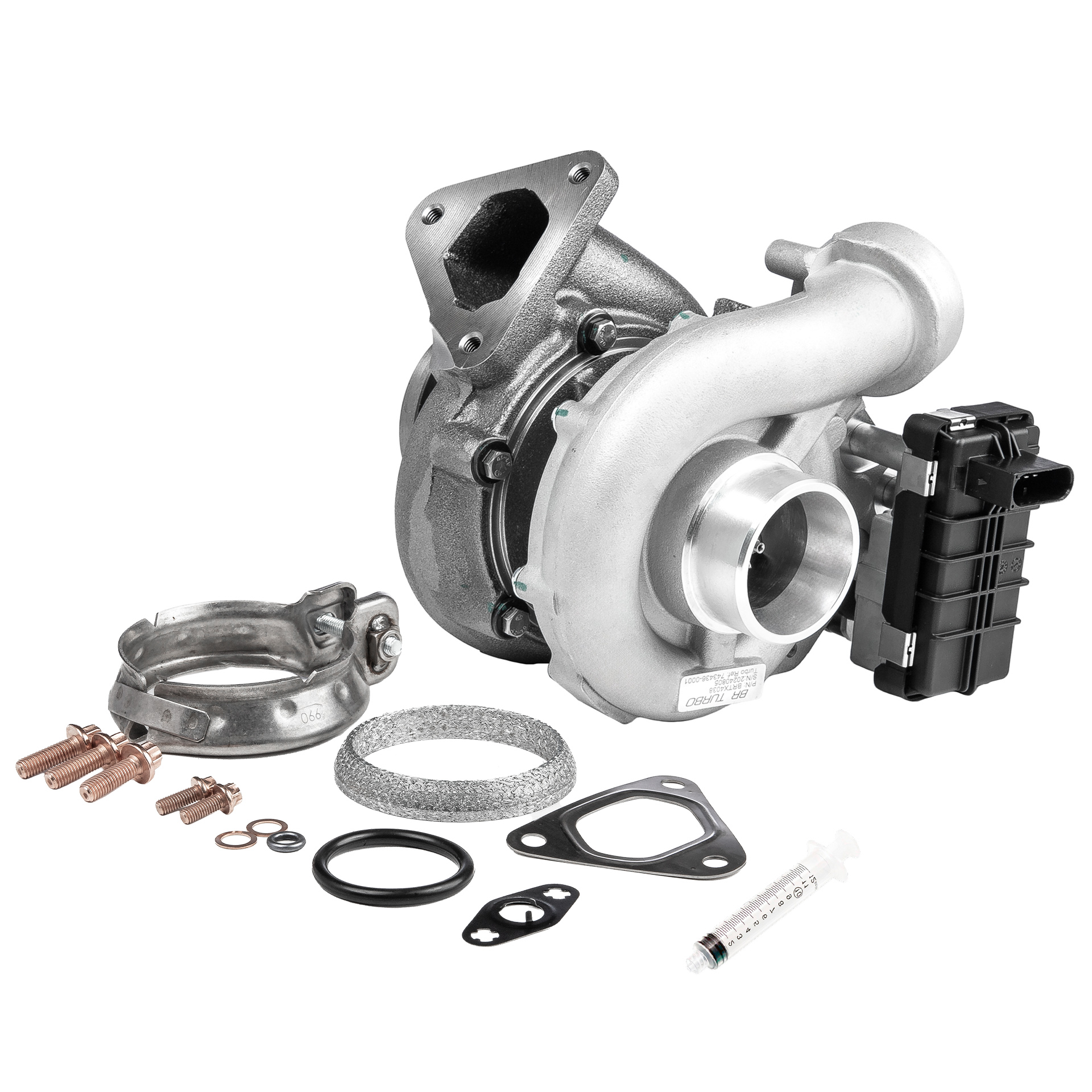 BR Turbo BRTX7819M: Turbocompresor NEW BR TURBO TURBOCHARGER WITH MOUNTING KIT con material de montaje/fijación