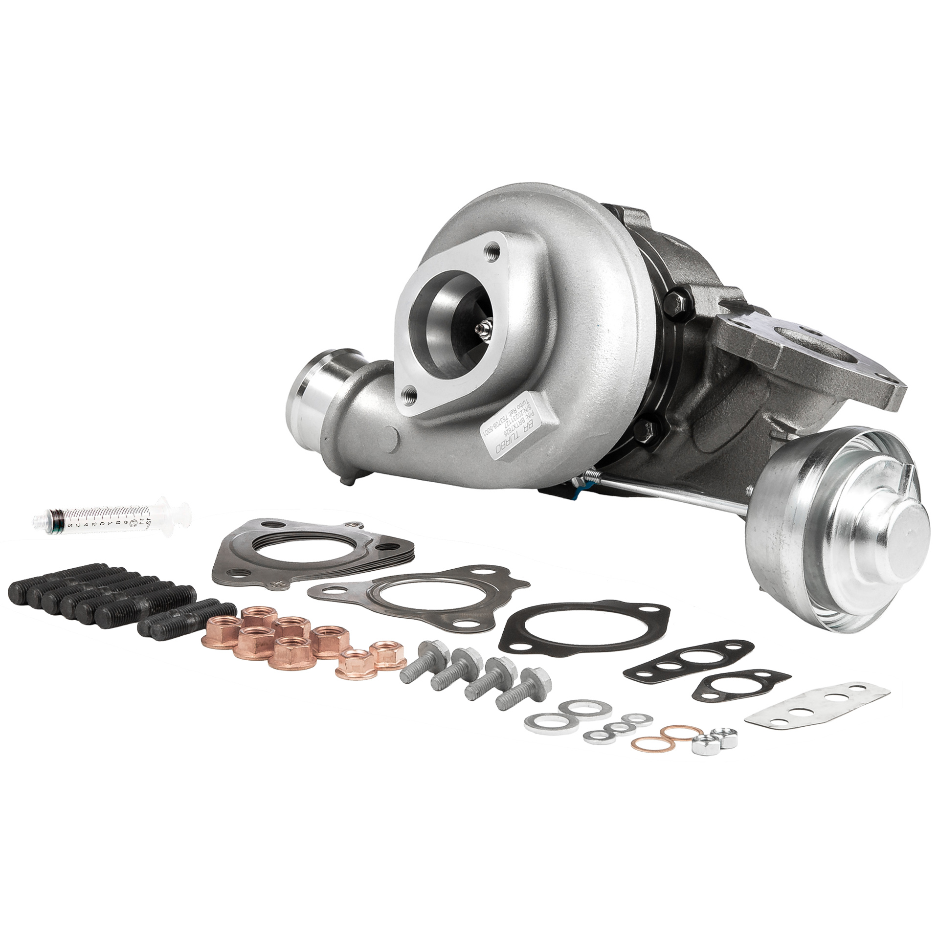 BR Turbo BRTX7826M: Turbolader NEW BR TURBO TURBOCHARGER WITH MOUNTING KIT mit Anbau-/Befestigungsmaterial
