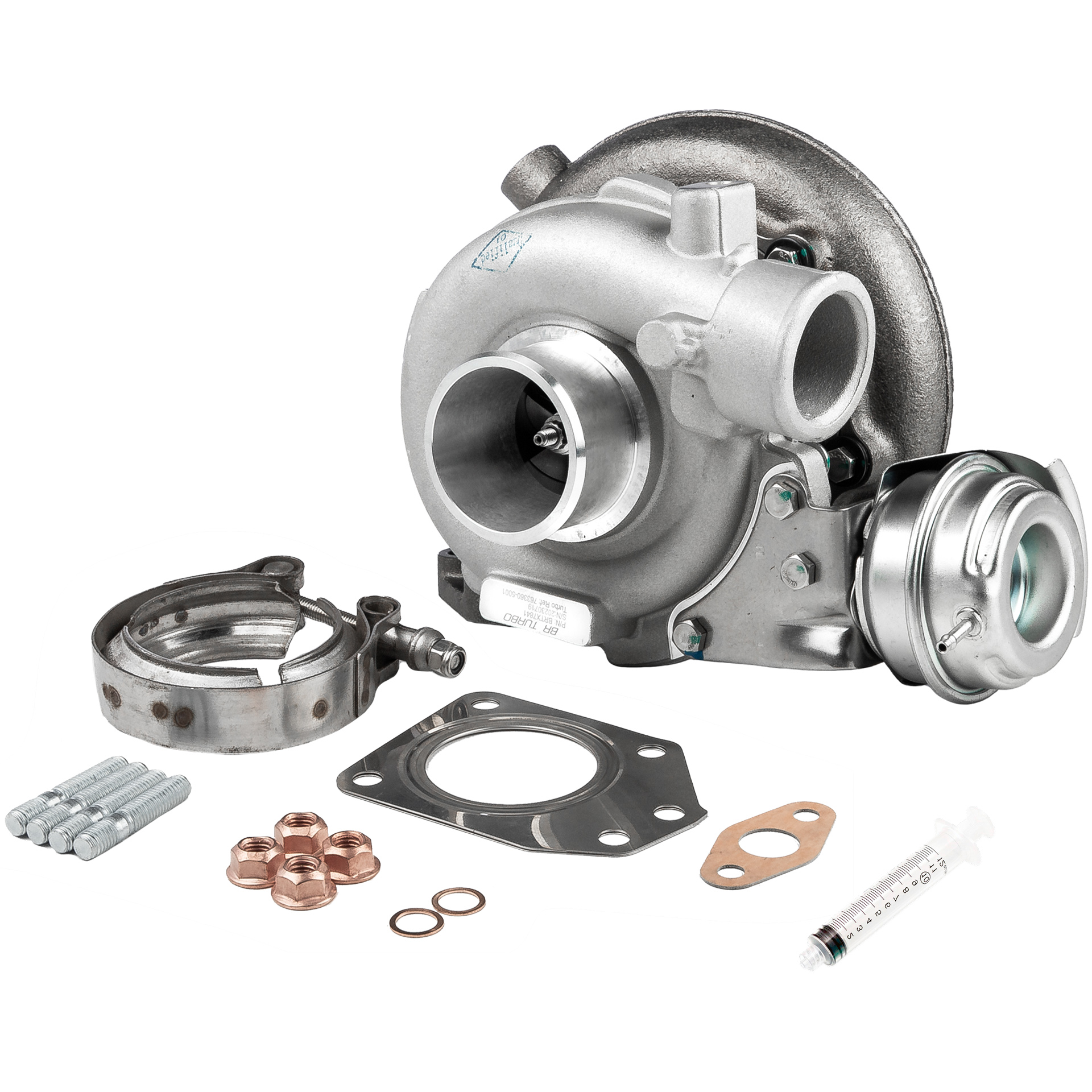 BR Turbo BRTX7841M: Turbolader NEW BR TURBO TURBOCHARGER WITH MOUNTING KIT mit Anbau-/Befestigungsmaterial