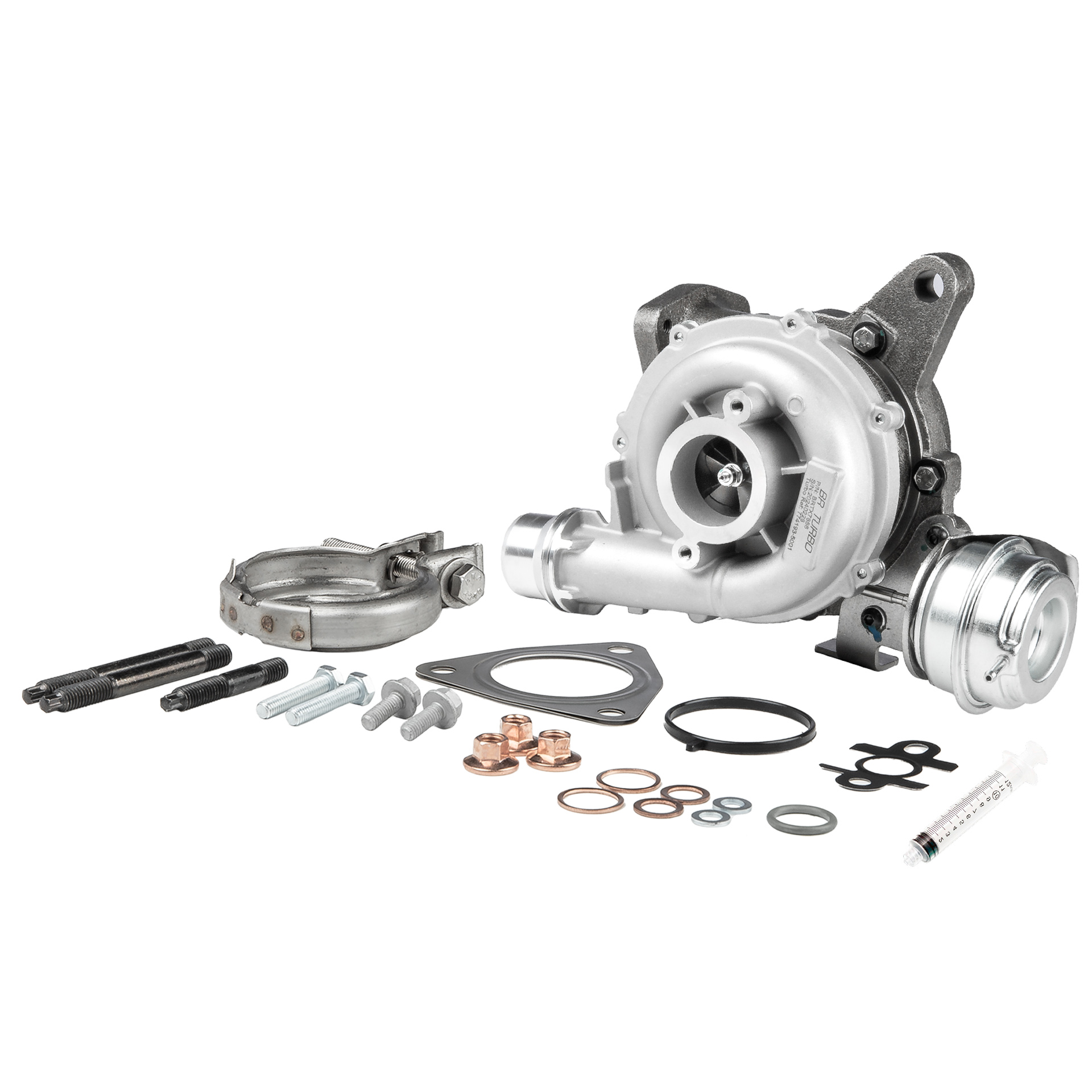 BR Turbo BRTX7856M: Turbolader NEW BR TURBO TURBOCHARGER WITH MOUNTING KIT mit Anbau-/Befestigungsmaterial