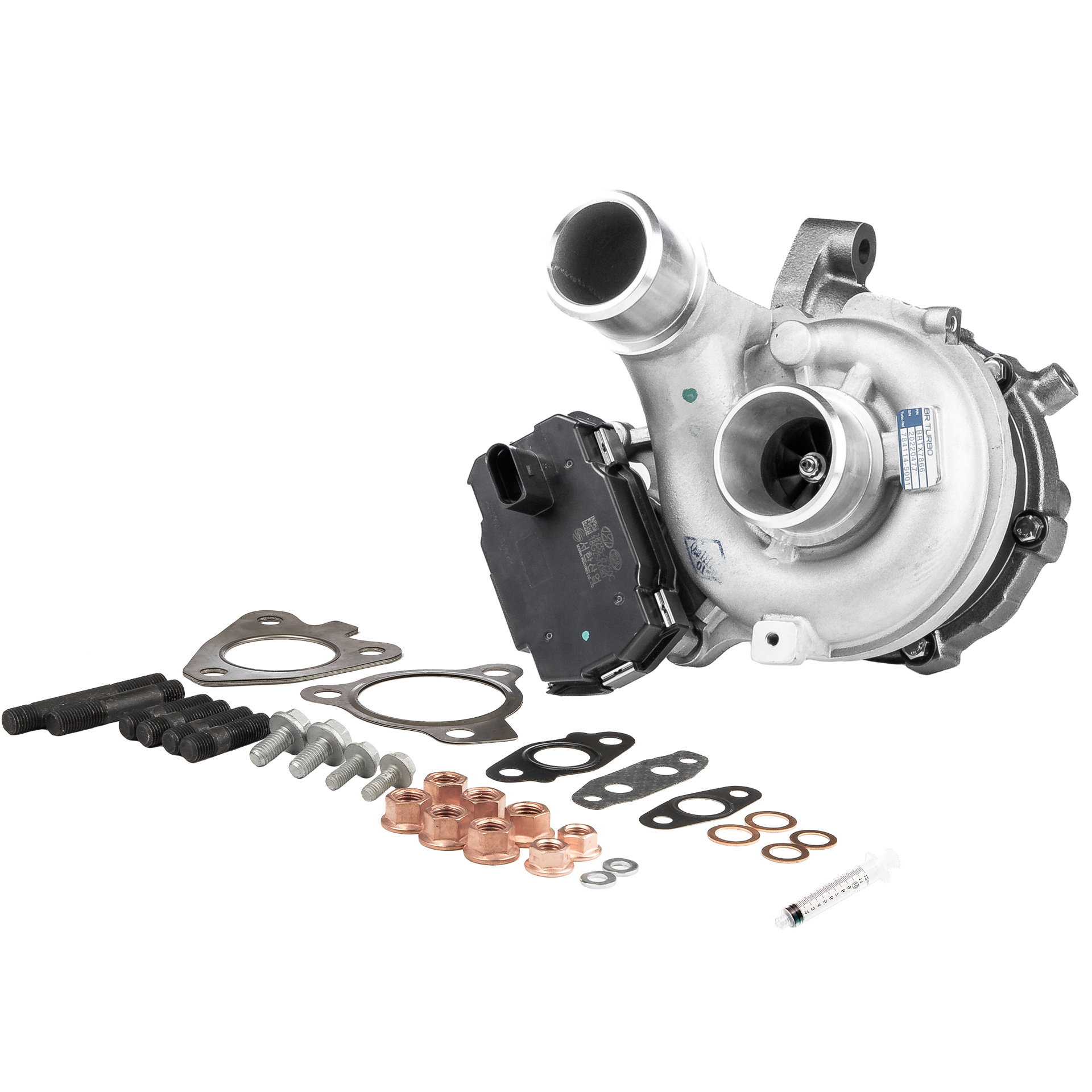 BR Turbo BRTX7866M: Turbolader NEW BR TURBO TURBOCHARGER WITH MOUNTING KIT mit Anbau-/Befestigungsmaterial