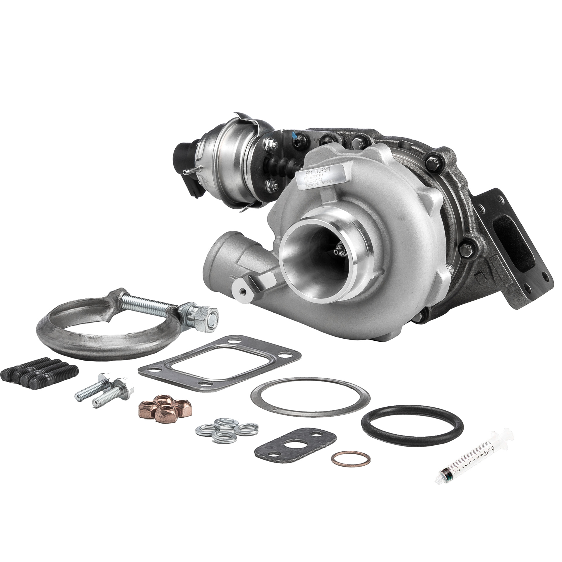 BR Turbo BRTX7874M: Turbolader NEW BR TURBO TURBOCHARGER WITH MOUNTING KIT mit Anbau-/Befestigungsmaterial