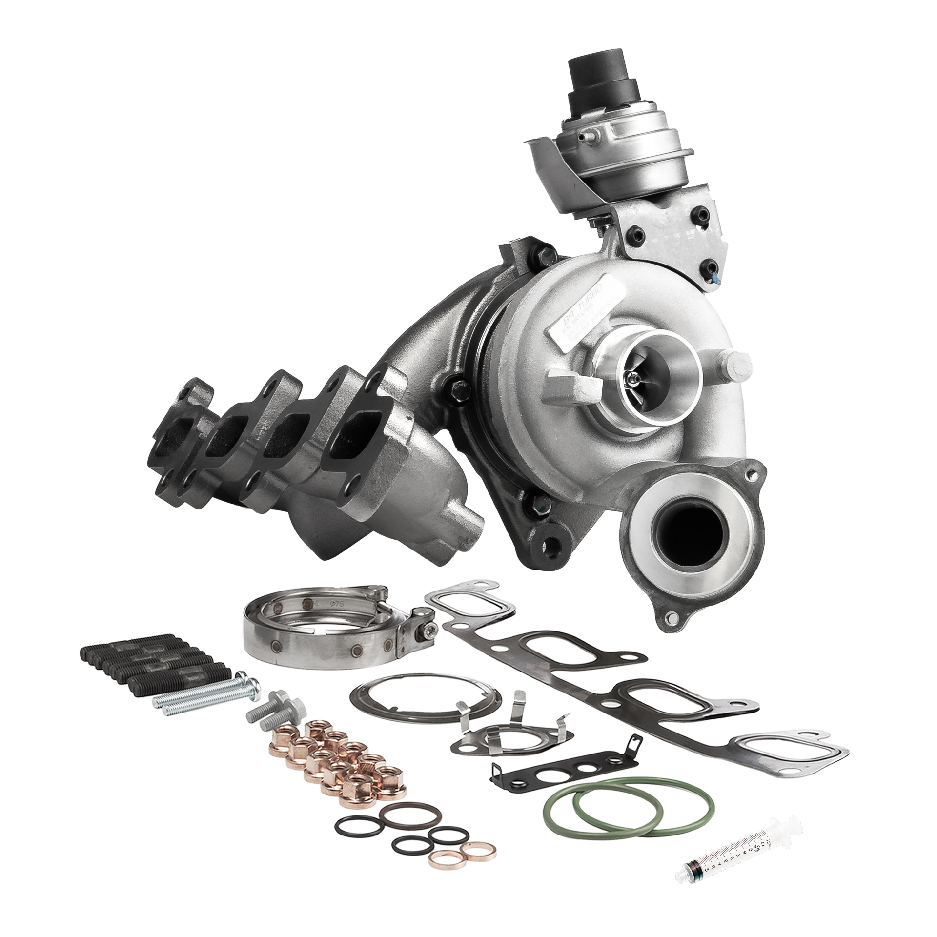 BR Turbo BRTX7883M: Turbolader NEW BR TURBO TURBOCHARGER WITH MOUNTING KIT mit Anbau-/Befestigungsmaterial