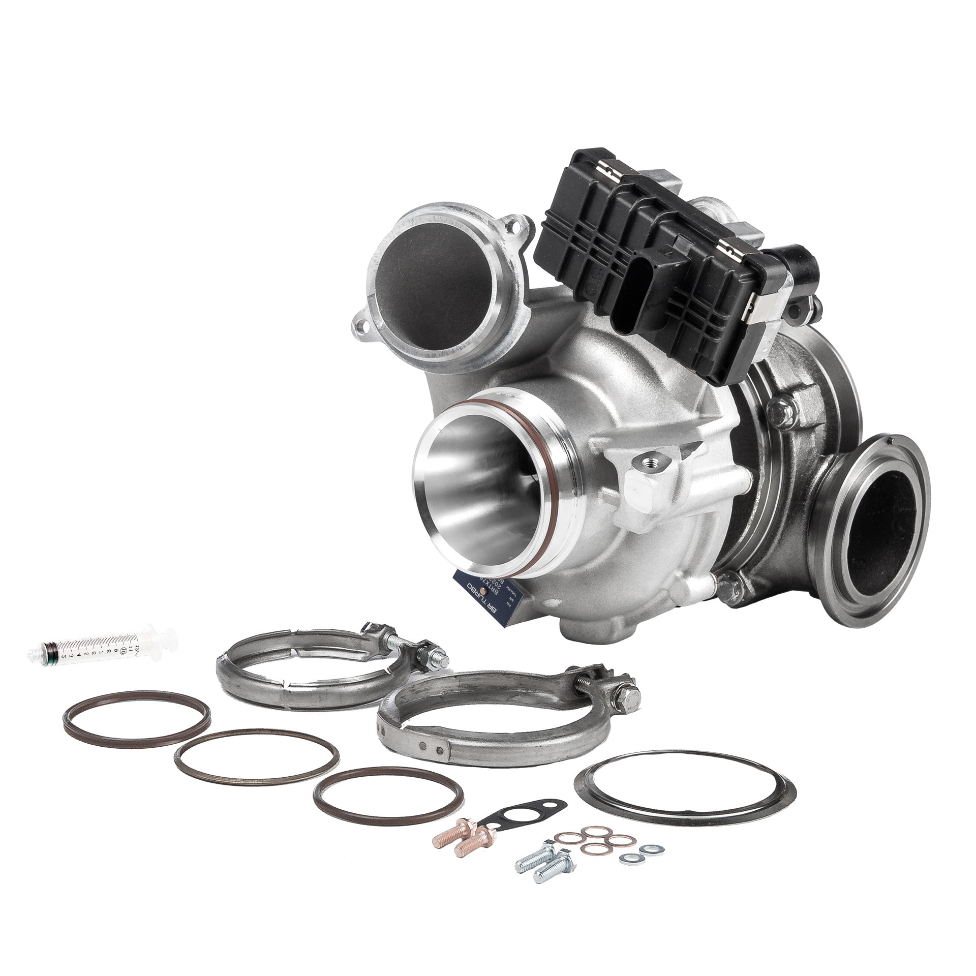 BR Turbo BRTX7886M: Turbolader NEW BR TURBO TURBOCHARGER WITH MOUNTING KIT mit Anbau-/Befestigungsmaterial