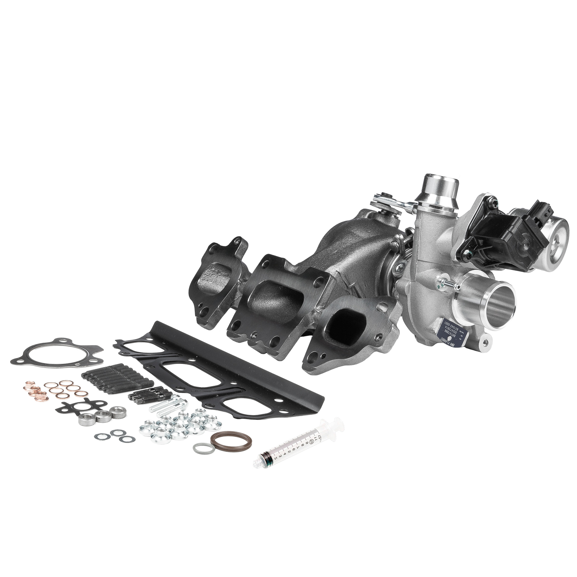 BR Turbo BRTX7896M: Turbolader NEW BR TURBO TURBOCHARGER WITH MOUNTING KIT mit Anbau-/Befestigungsmaterial