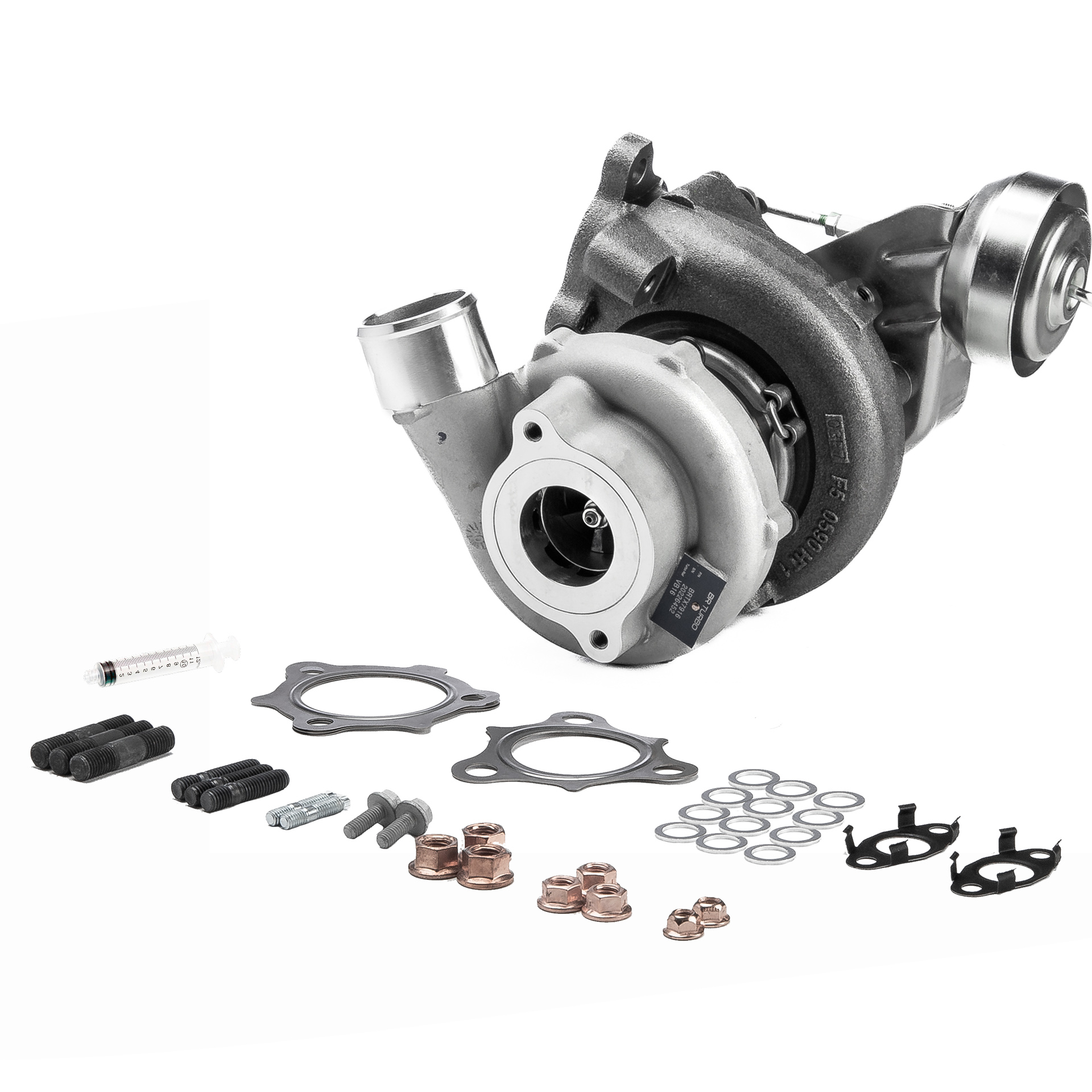BR Turbo BRTX7916M: Turbolader NEW BR TURBO TURBOCHARGER WITH MOUNTING KIT mit Anbau-/Befestigungsmaterial