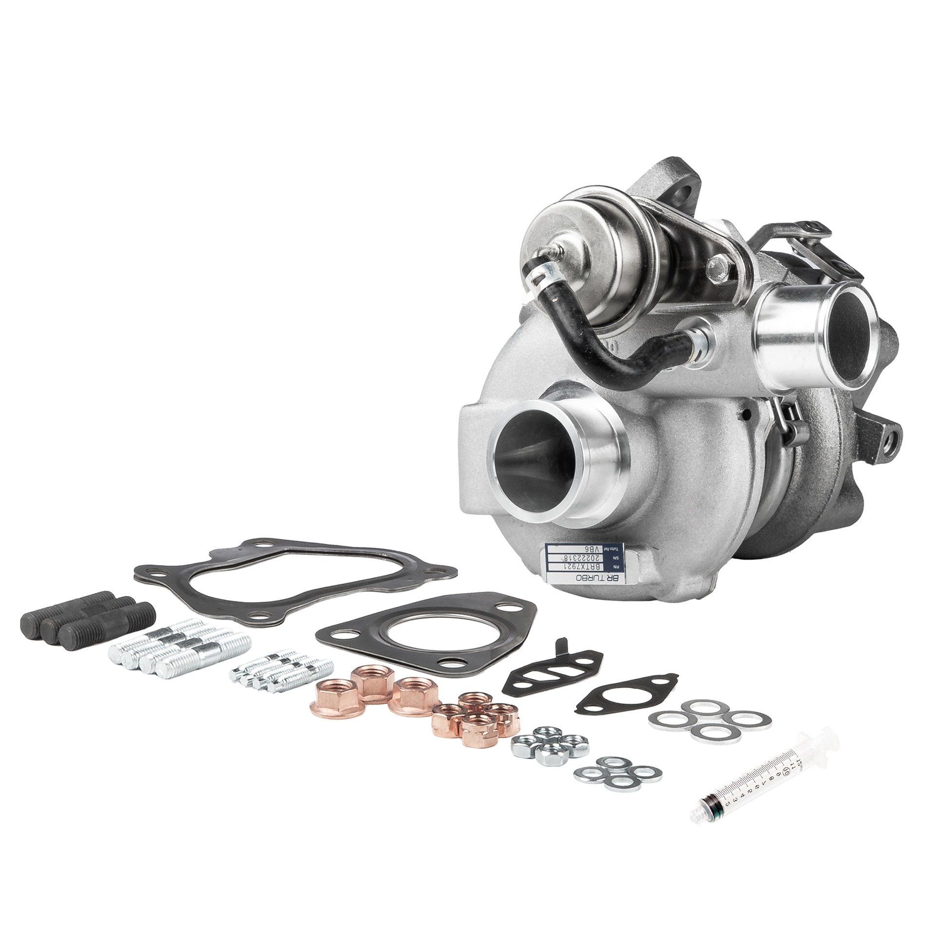 BR Turbo BRTX7921M: Turbolader NEW BR TURBO TURBOCHARGER WITH MOUNTING KIT mit Anbau-/Befestigungsmaterial