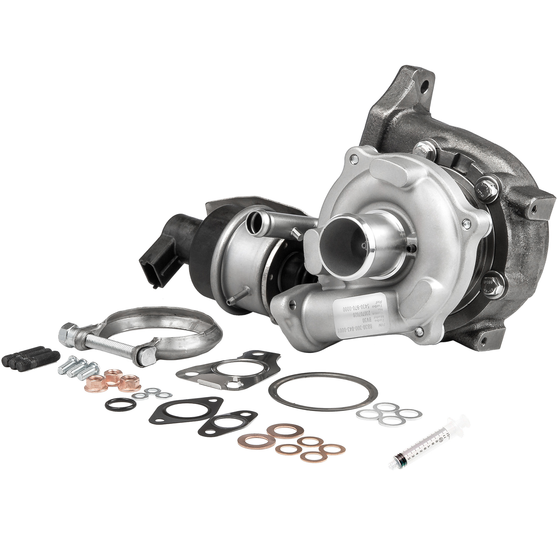 BR Turbo BRTX8224M: Turbolader NEW BR TURBO TURBOCHARGER WITH MOUNTING KIT mit Anbau-/Befestigungsmaterial