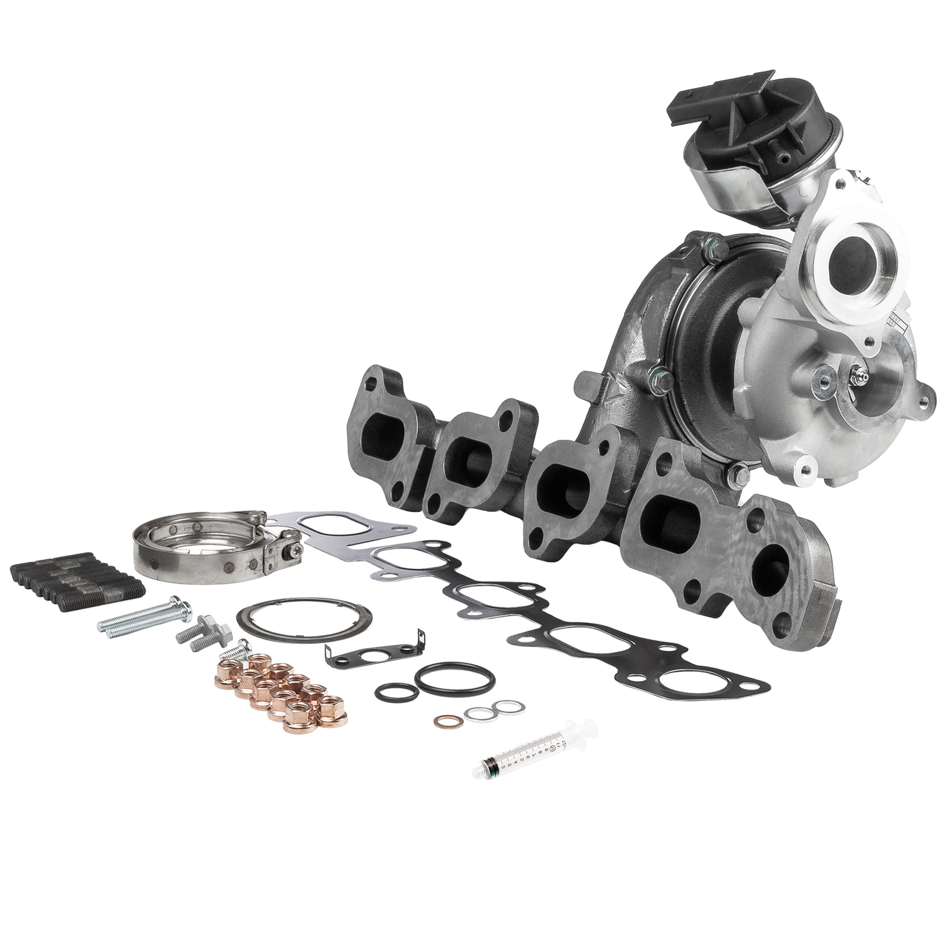 BR Turbo BRTX8347M: Turbolader NEW BR TURBO TURBOCHARGER WITH MOUNTING KIT mit Anbau-/Befestigungsmaterial