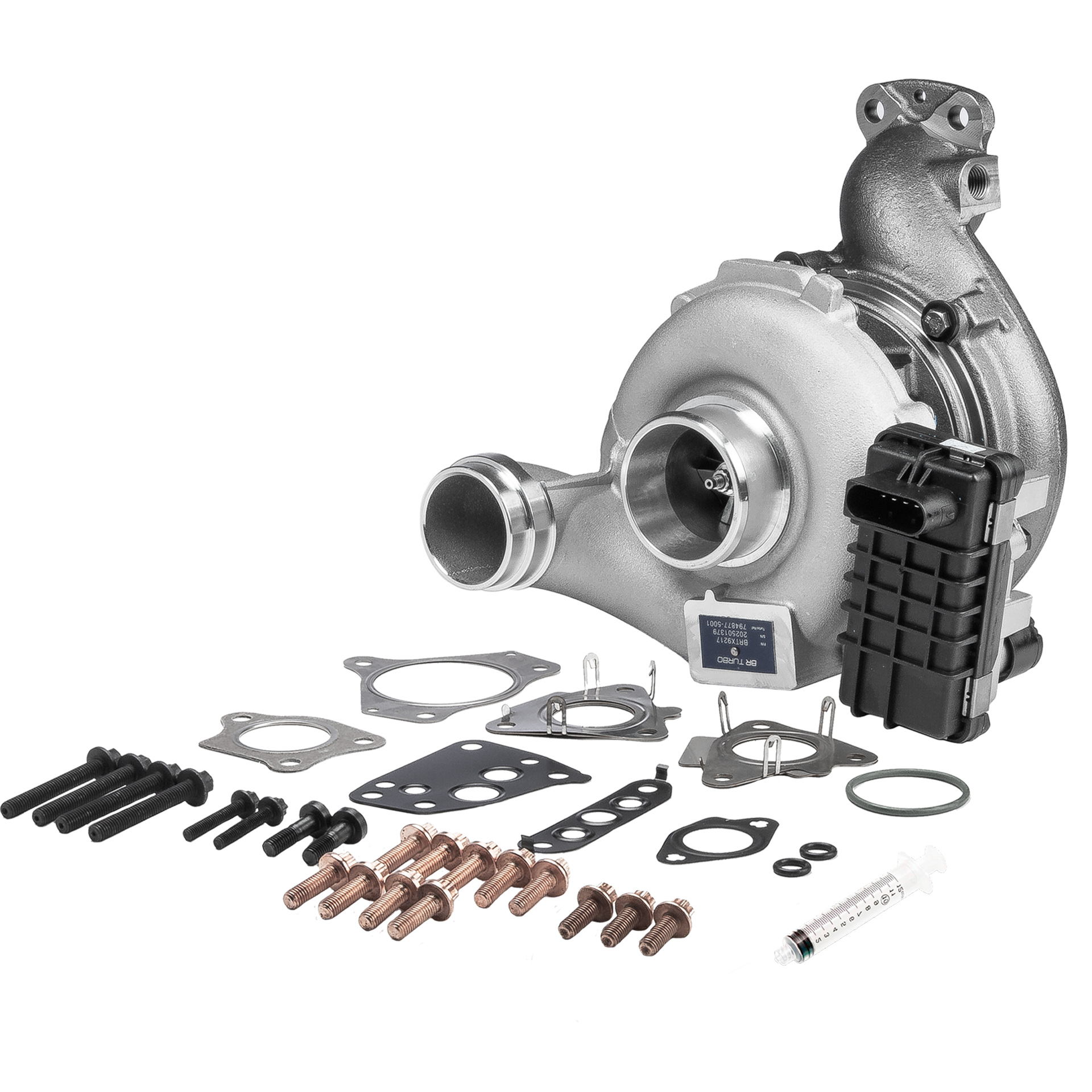 BR Turbo BRTX9217M: Turbolader NEW BR TURBO TURBOCHARGER WITH MOUNTING KIT mit Anbau-/Befestigungsmaterial