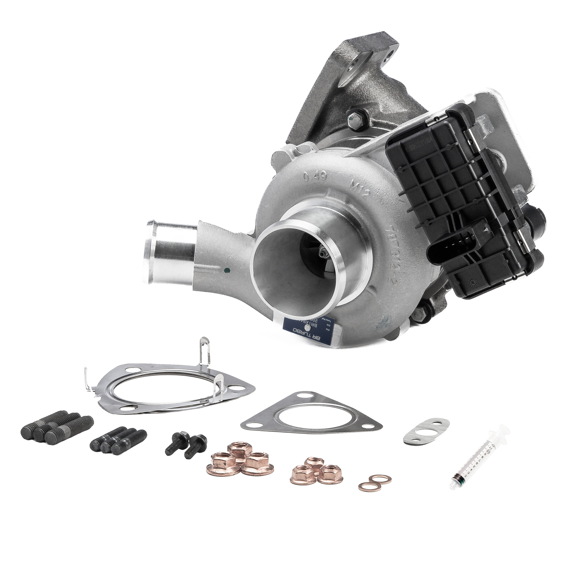 BR Turbo BRTX9415M: Turbolader NEW BR TURBO TURBOCHARGER WITH MOUNTING KIT mit Anbau-/Befestigungsmaterial