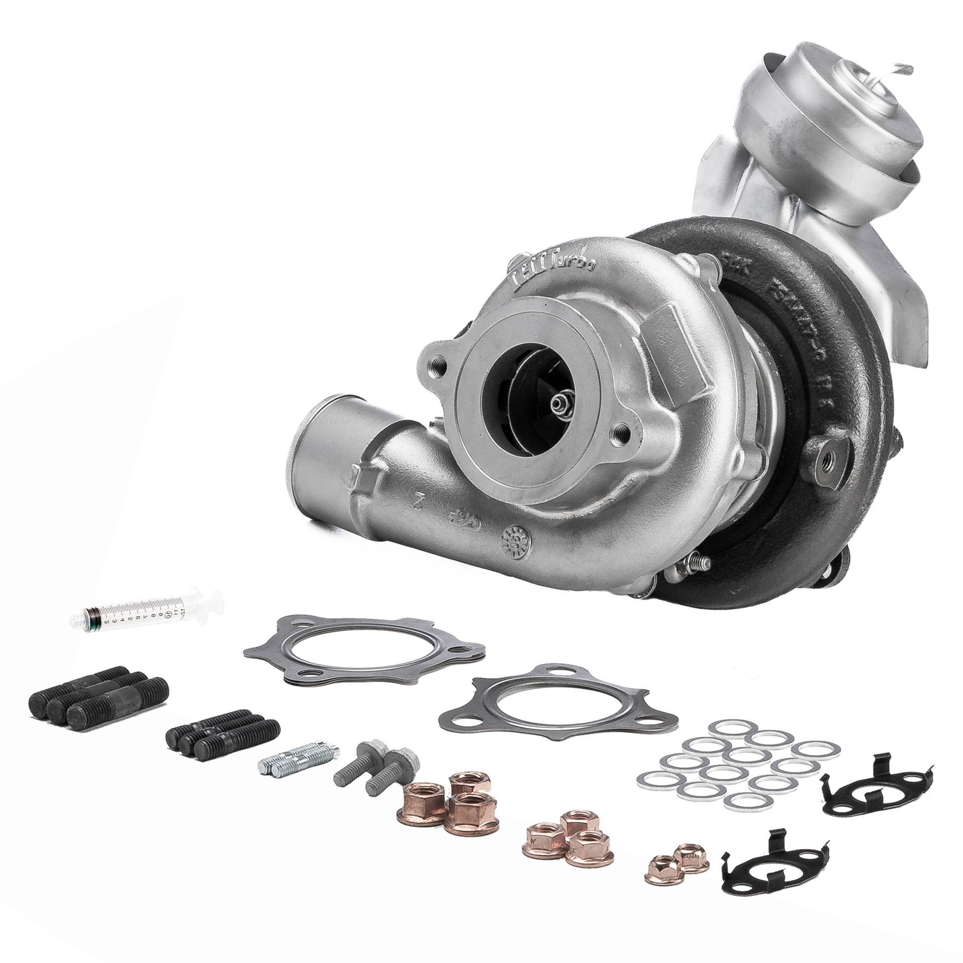 BR Turbo VB13RSM: Turbocompresor REMANUFACTURED TURBOCHARGER WITH MOUNTING KIT con material de montaje/fijación