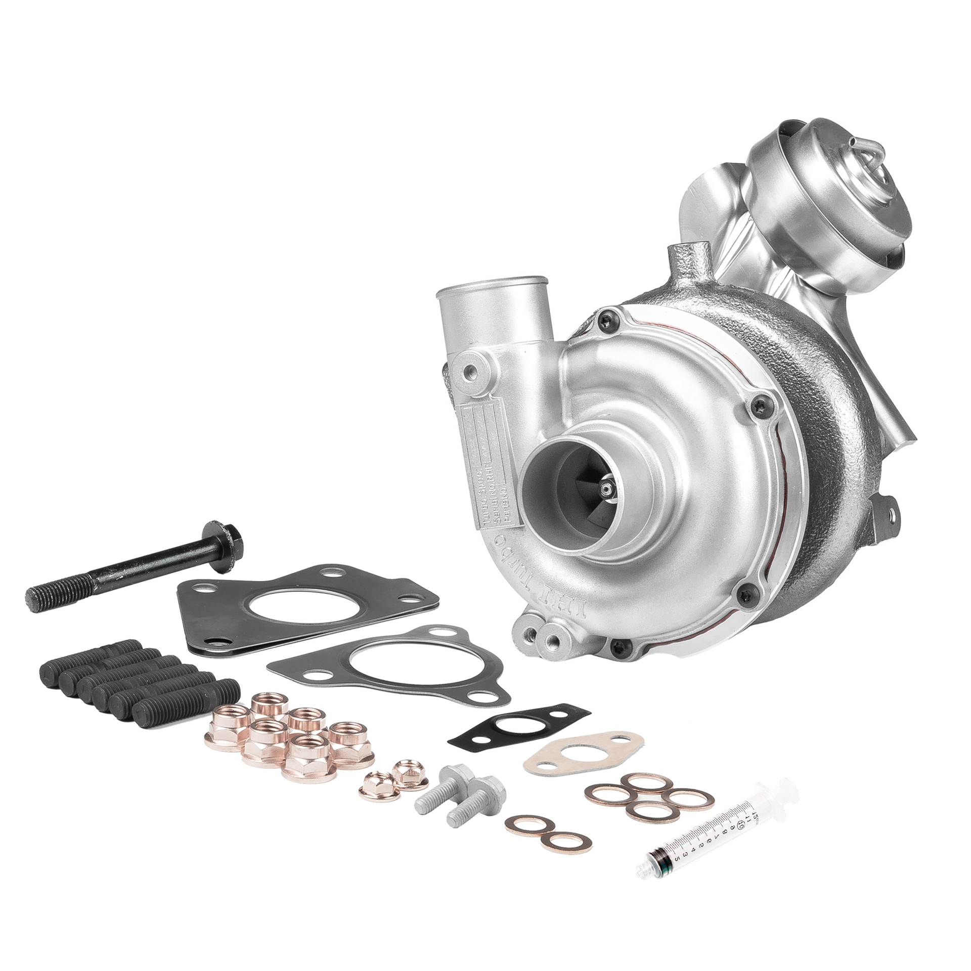 BR Turbo VJ32RSM: Turbocharger REMANUFACTURED TURBOCHARGER WITH MOUNTING KIT met montage-/bevestigingsmateriaal