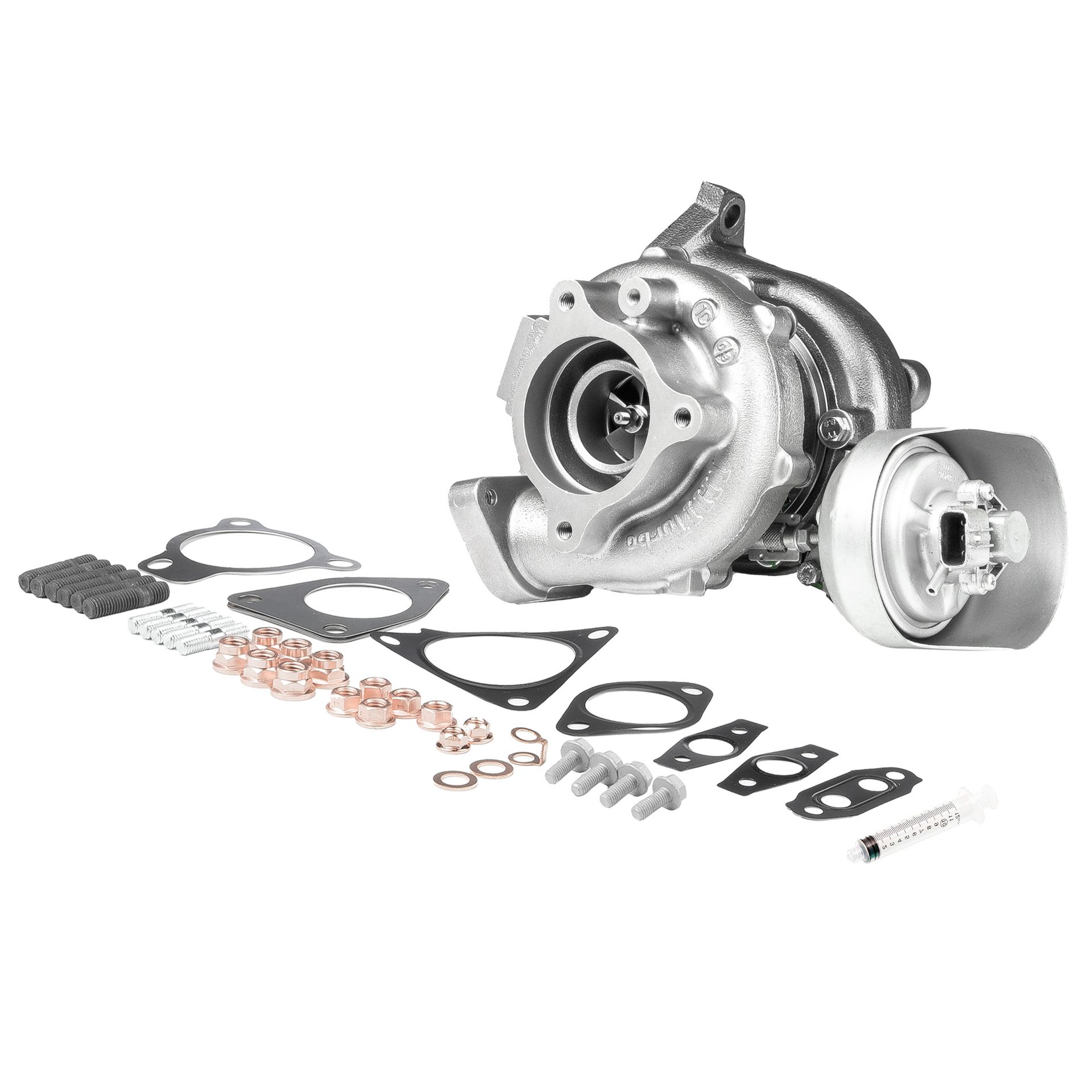BR Turbo VJ44RSM: Turbolader REMANUFACTURED TURBOCHARGER WITH MOUNTING KIT mit Anbau-/Befestigungsmaterial