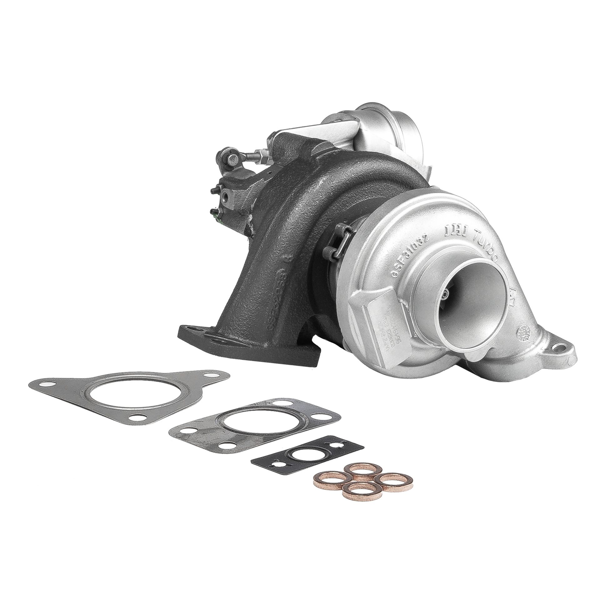 BR Turbo VVP2RSG: Turbosprężarka REMANUFACTURED TURBOCHARGER WITH GASKET KIT zawiera komplet uszczelek