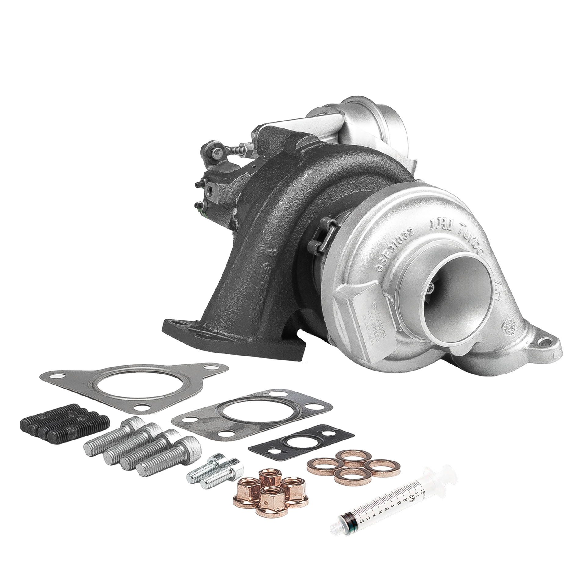 BR Turbo VVP2RSM: Turbolader REMANUFACTURED TURBOCHARGER WITH MOUNTING KIT mit Anbau-/Befestigungsmaterial