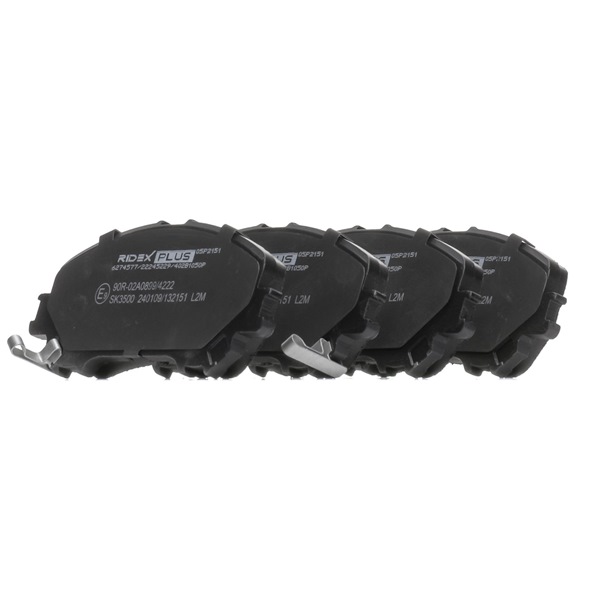 RIDEX PLUS 402B1050P Bremseklodser NISSAN Qashqai 2 (J11, J11_) 141 HK Benzin hvad koster