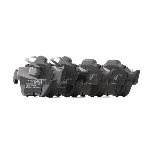 RIDEX PLUS 402B0023P Комплект спирачно феродо, дискови спирачки FORD FIESTA 5 (JH, JD) 98 K.C. бензин цена