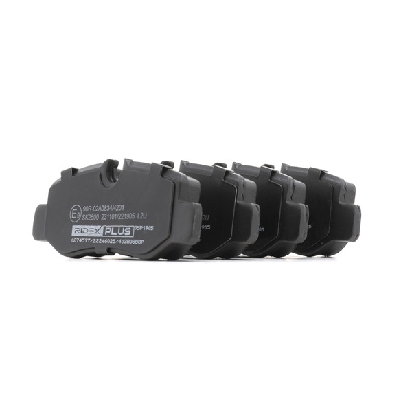 RIDEX PLUS 402B0888P Remblokken MERCEDES-BENZ VITO Tourer (W447) 184 Pk Benzine/Ethanol kosten