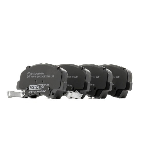 RIDEX PLUS 402B0524P Remblokken KIA Stonic Hatchback (YB) 101 Pk Benzine/Elektro kosten
